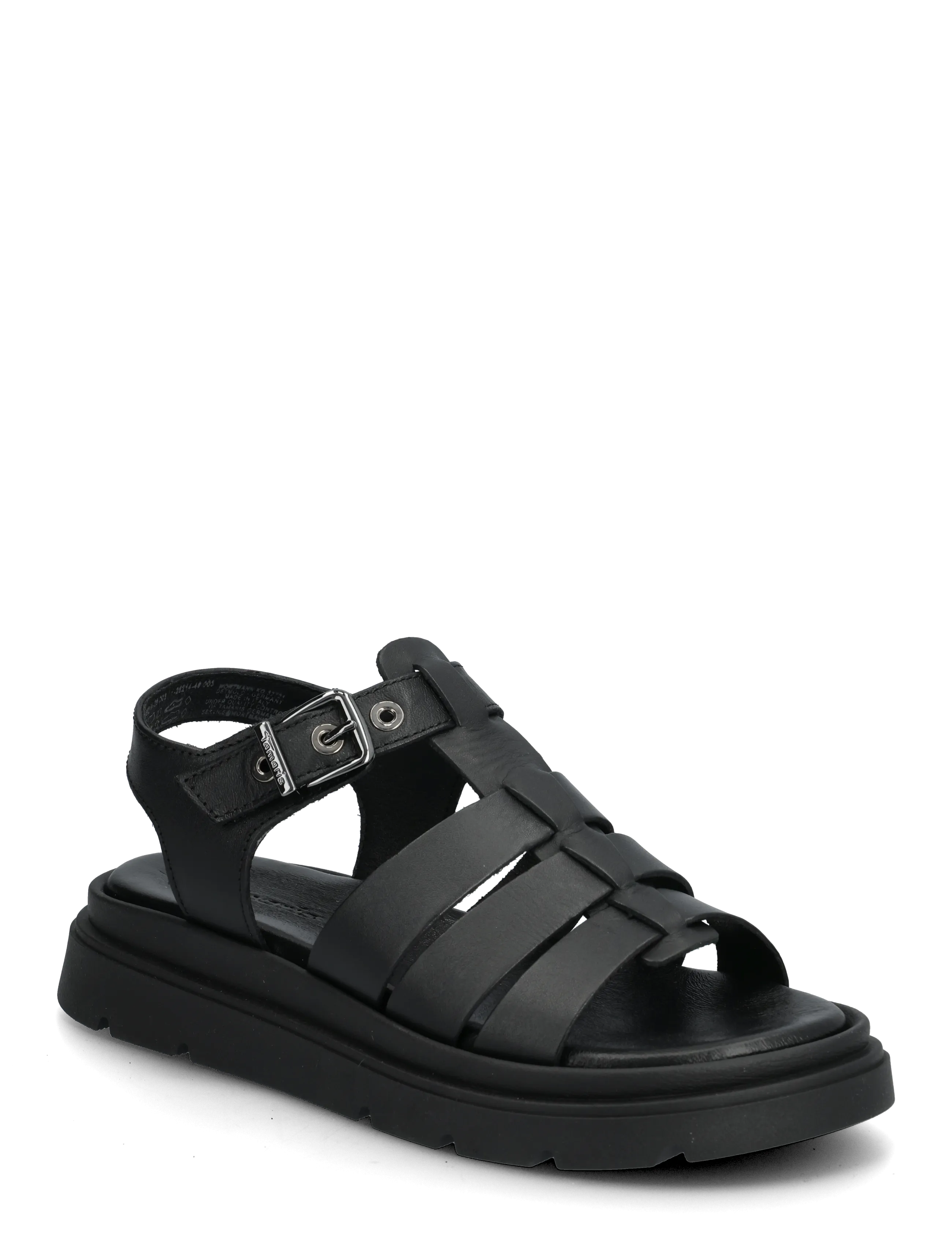 Tamaris Women Sandals, 36, Black, Sandaler > Flade Sandals, Dame