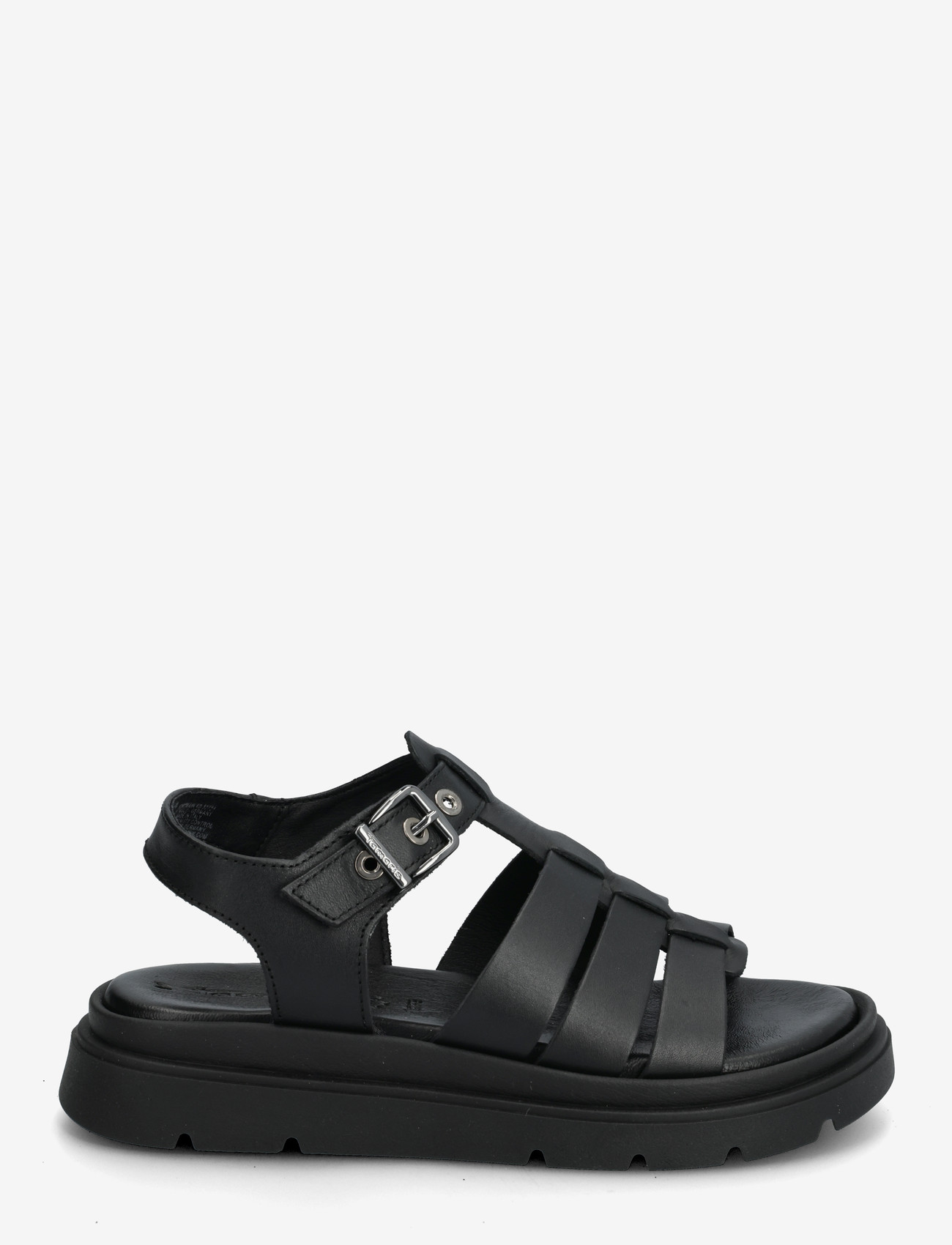 Tamaris - Women Sandals - spartiates - black leather - 1