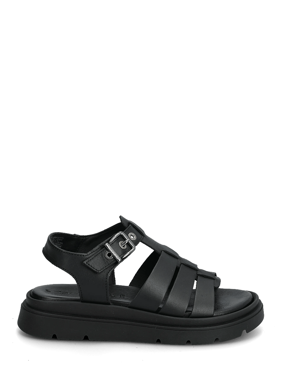 Tamaris - Women Sandals - gladiator-sandalen - black leather - 1