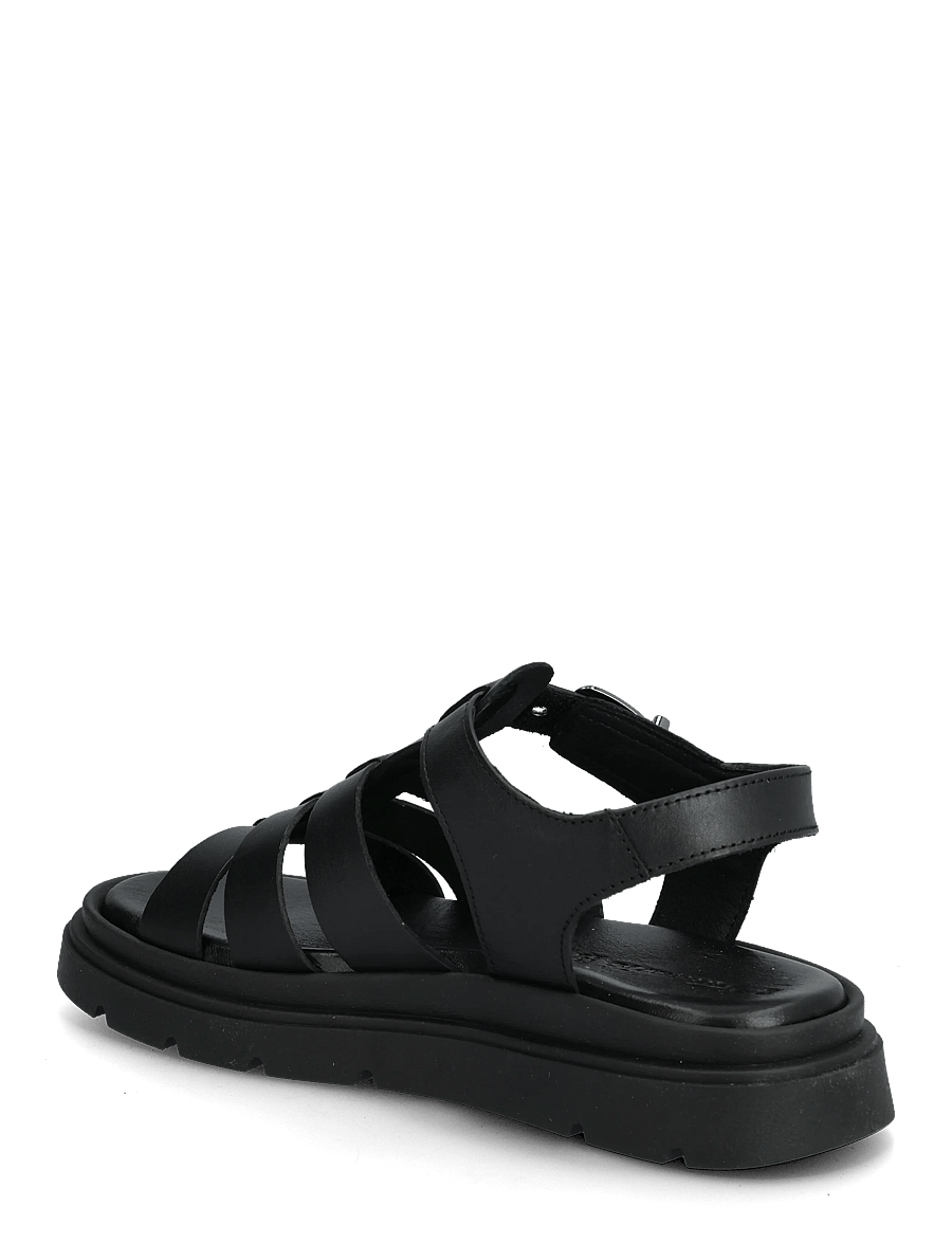 Tamaris - Women Sandals - gladiator-sandalen - black leather - 2