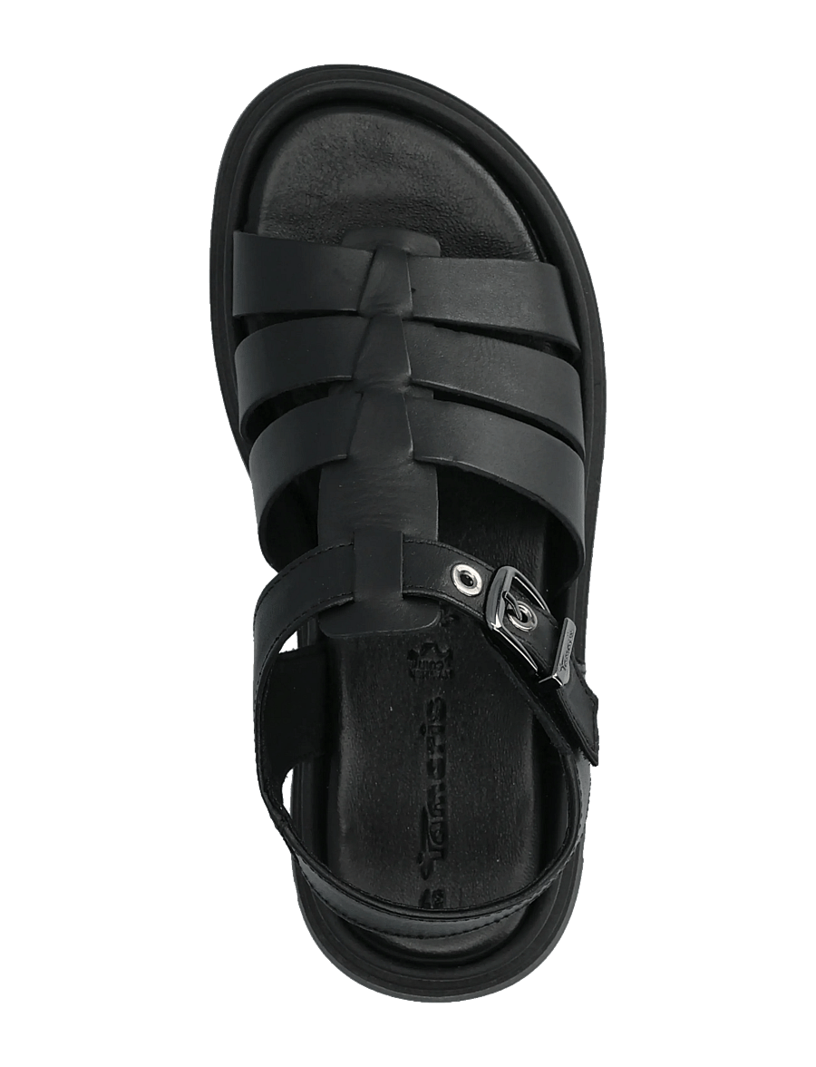 Tamaris - Women Sandals - gladiator-sandalen - black leather - 3