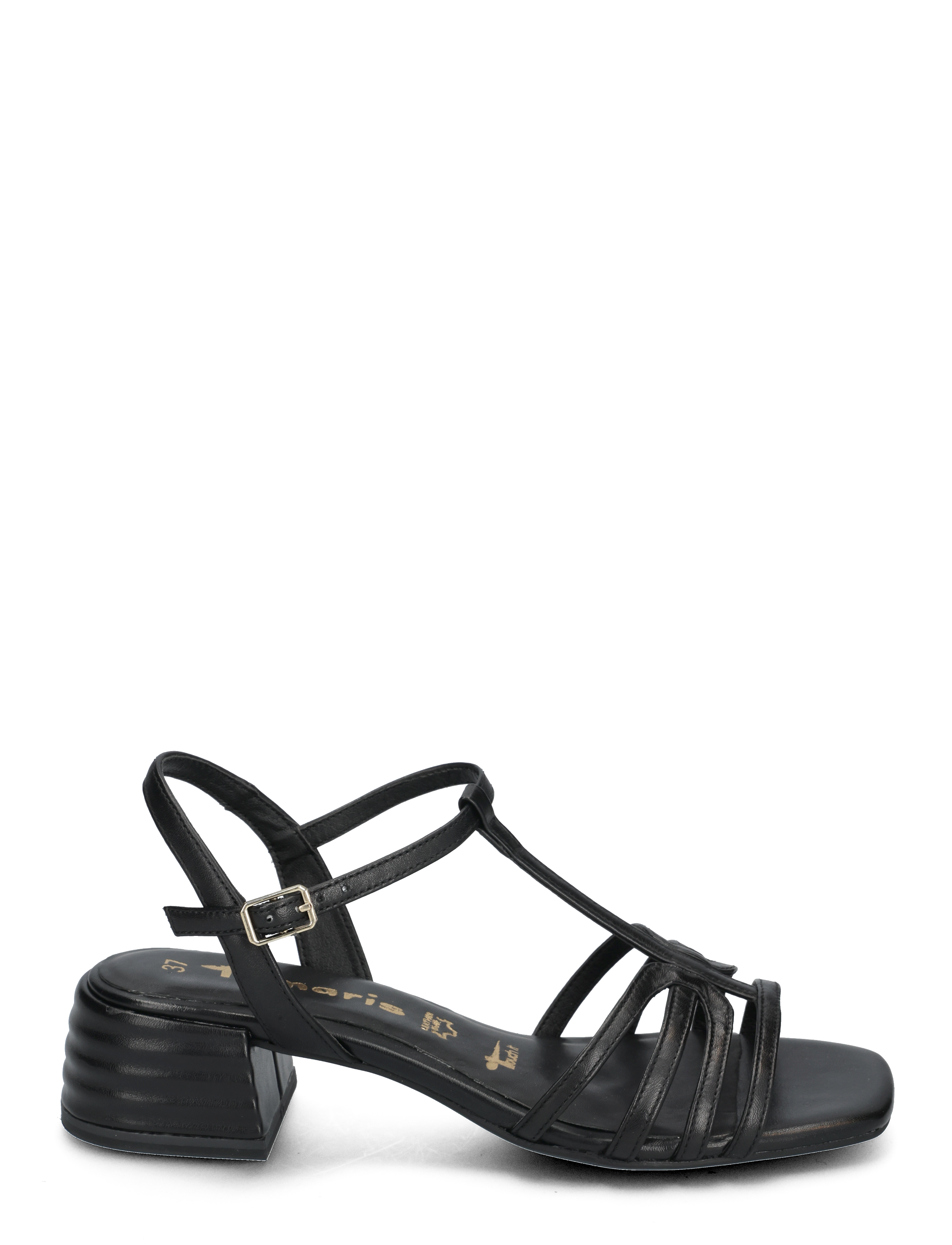 Tamaris - Women Sandals - black leather - 1