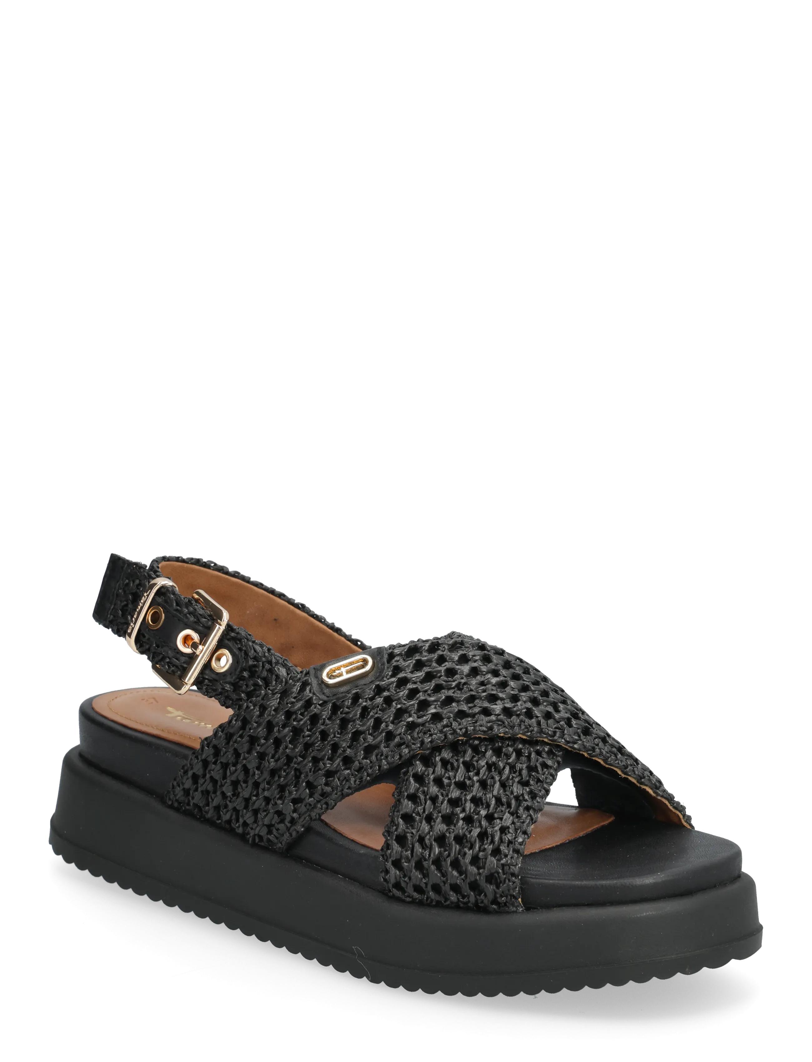 Tamaris Women Sandals, 40, Schwarz - Platform Frauen
