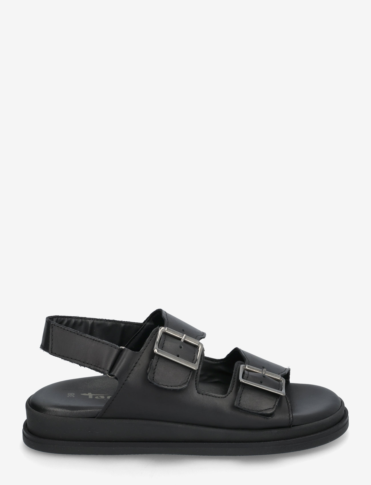 Tamaris - Women Sandals - flade sandaler - black leather - 1