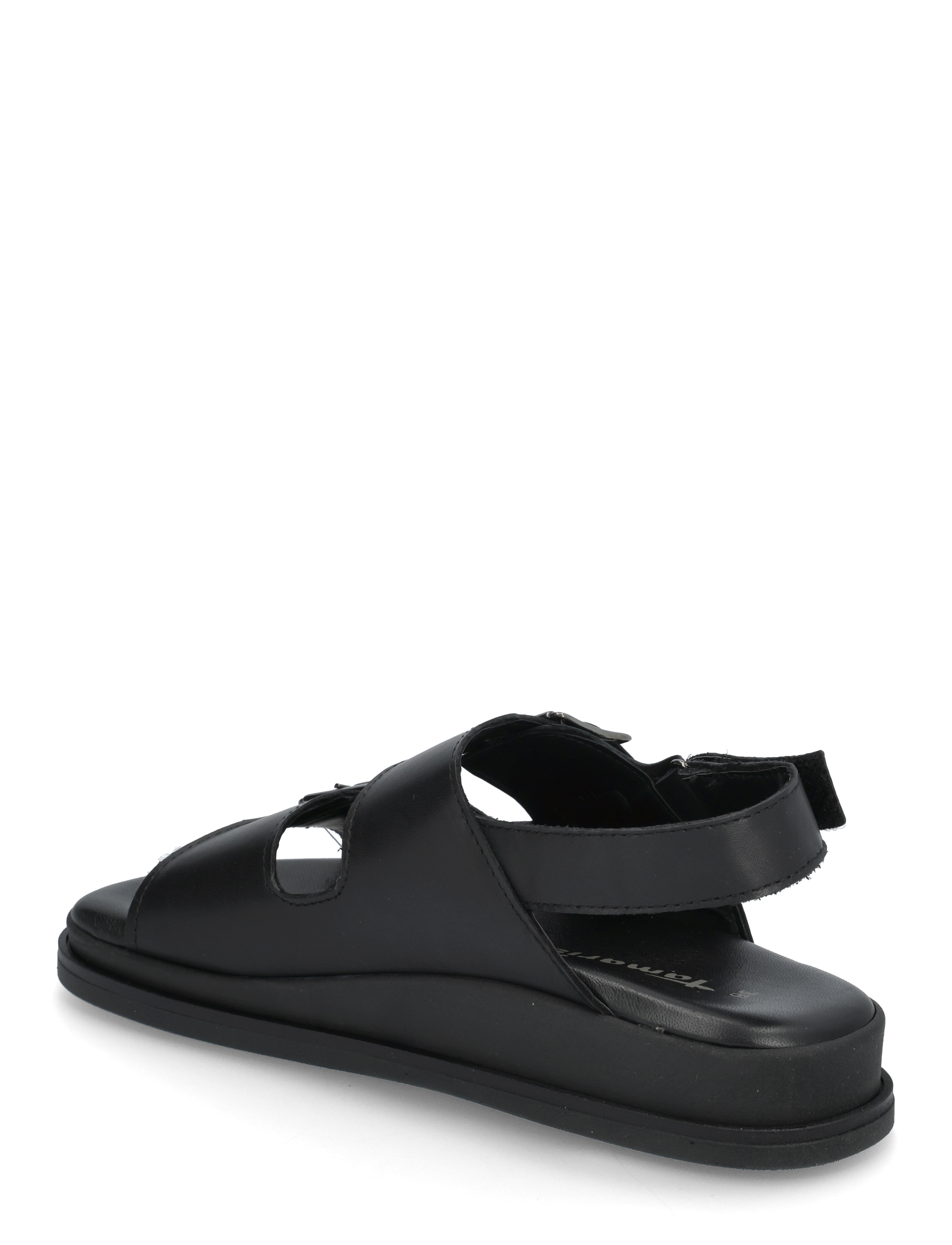 Tamaris - Women Sandals - sandales plates - black leather - 2