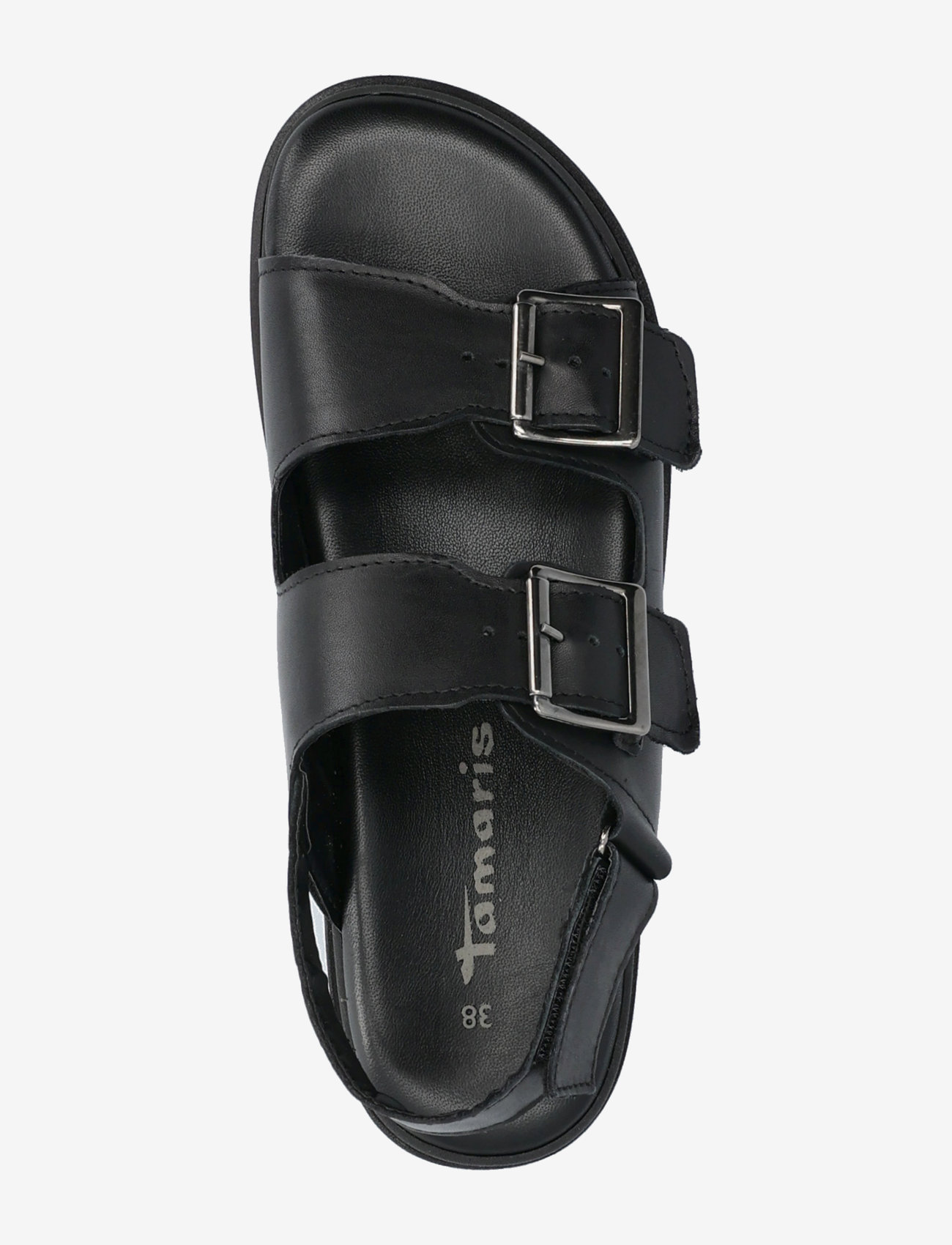 Tamaris - Women Sandals - flade sandaler - black leather - 3
