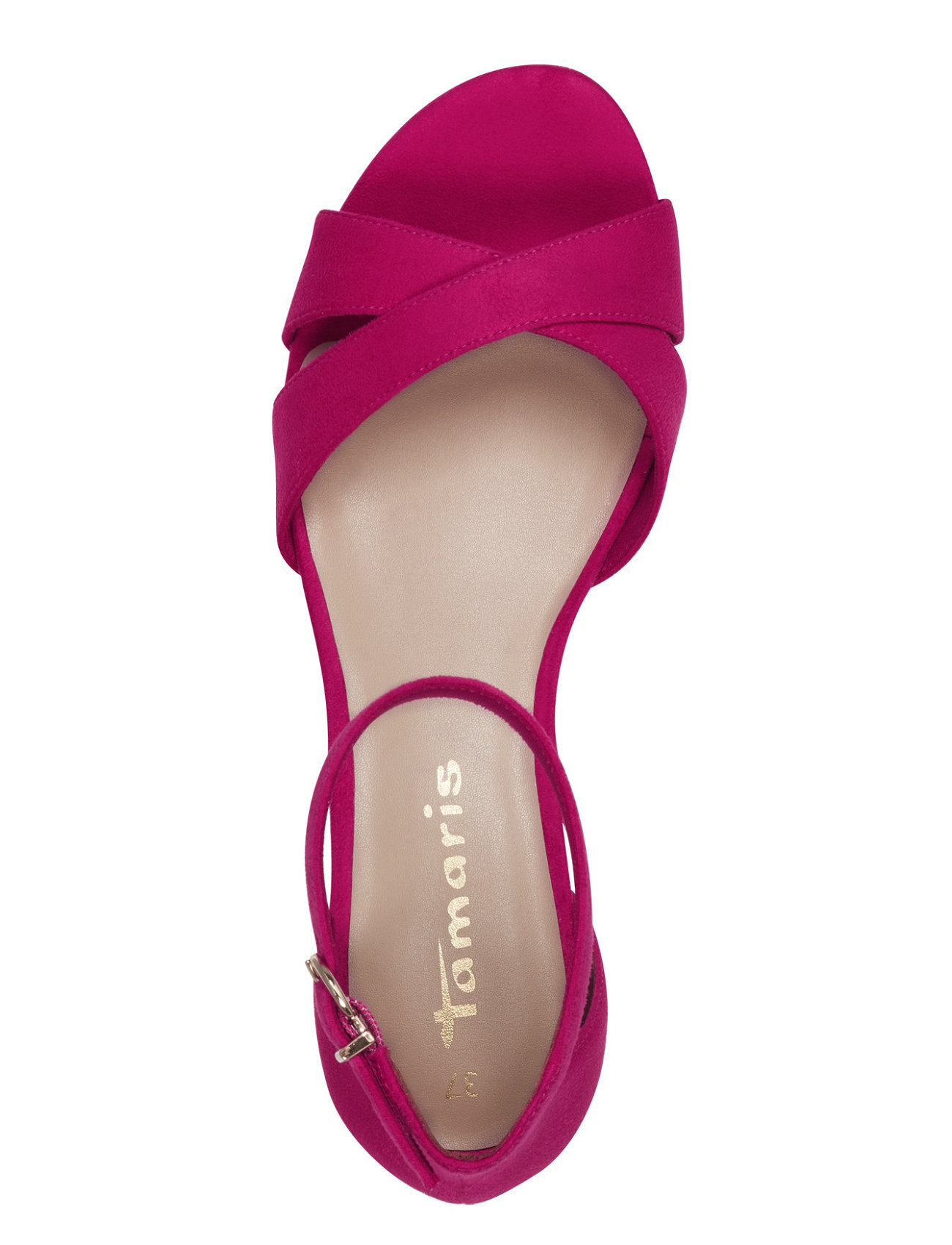 Tamaris - Women Sandals - sandaler med hæl - fuxia - 2