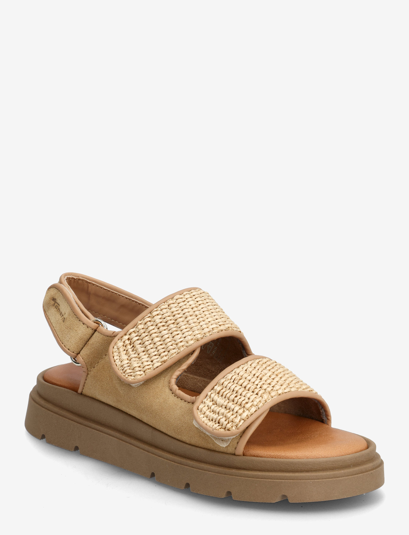 Tamaris - Women Sandals - matalat sandaalit - tan comb - 0