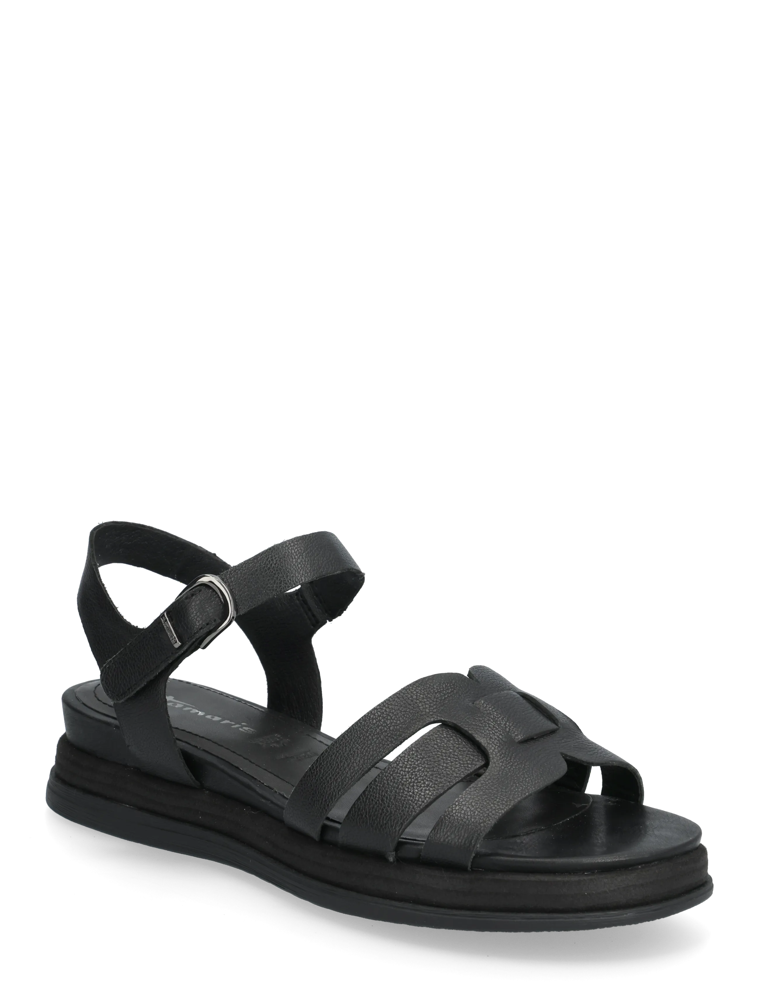 Tamaris Women Sandals, 37, Black, Sandaler > Flade Sandals, Dame
