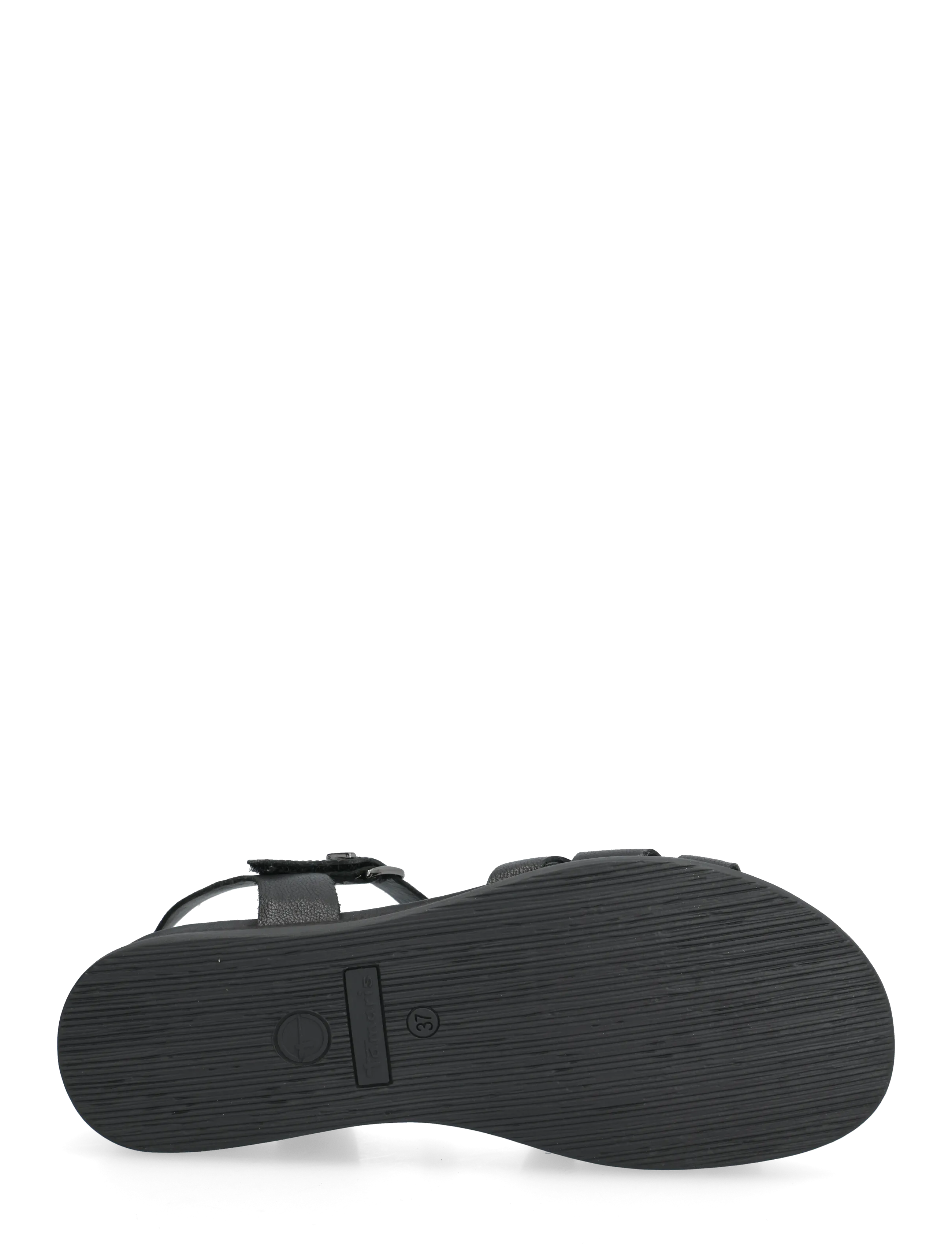 Tamaris - Women Sandals - platta sandaler - black - 4