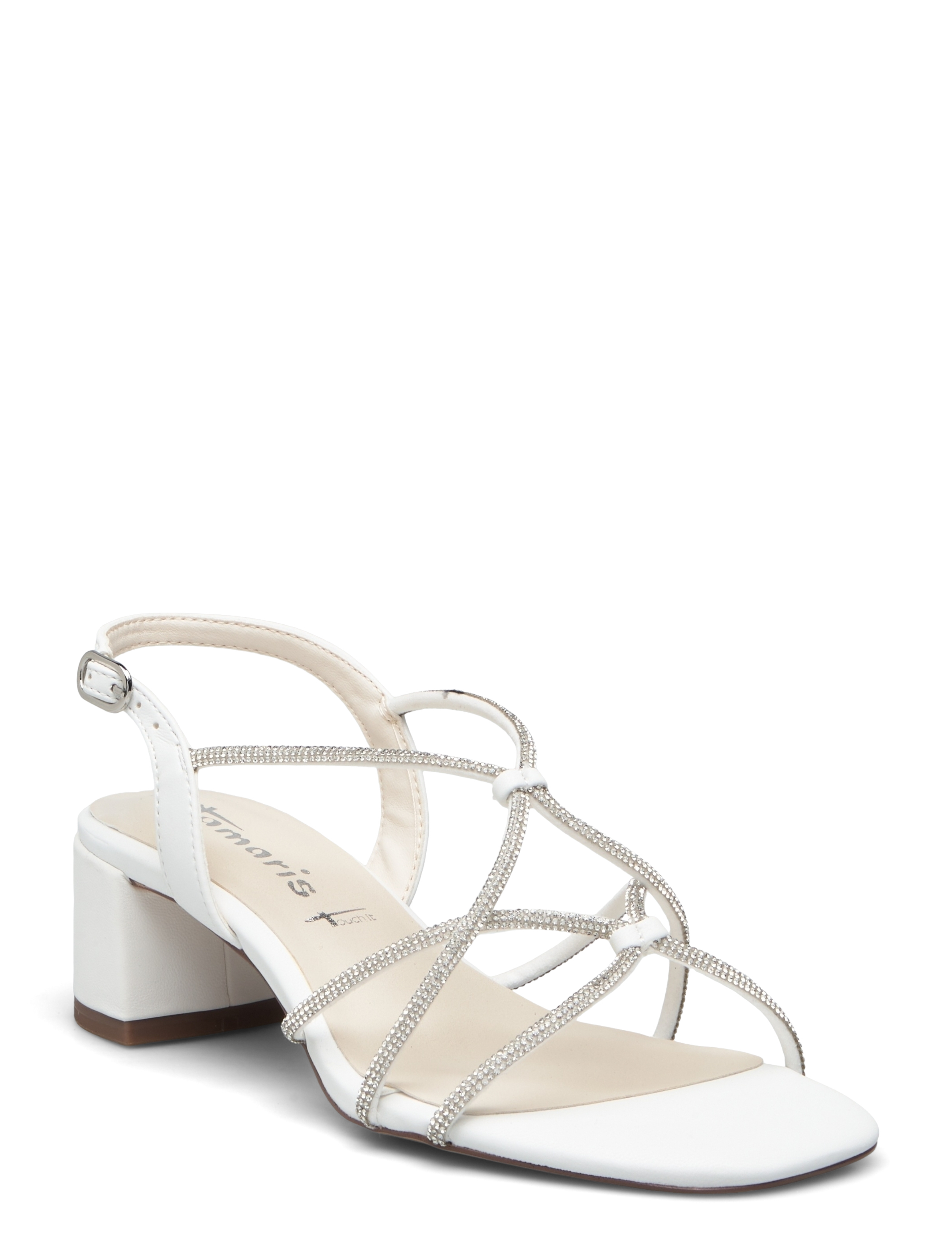TAMARIS Damen Sandalen Weiß - 40 - Damen