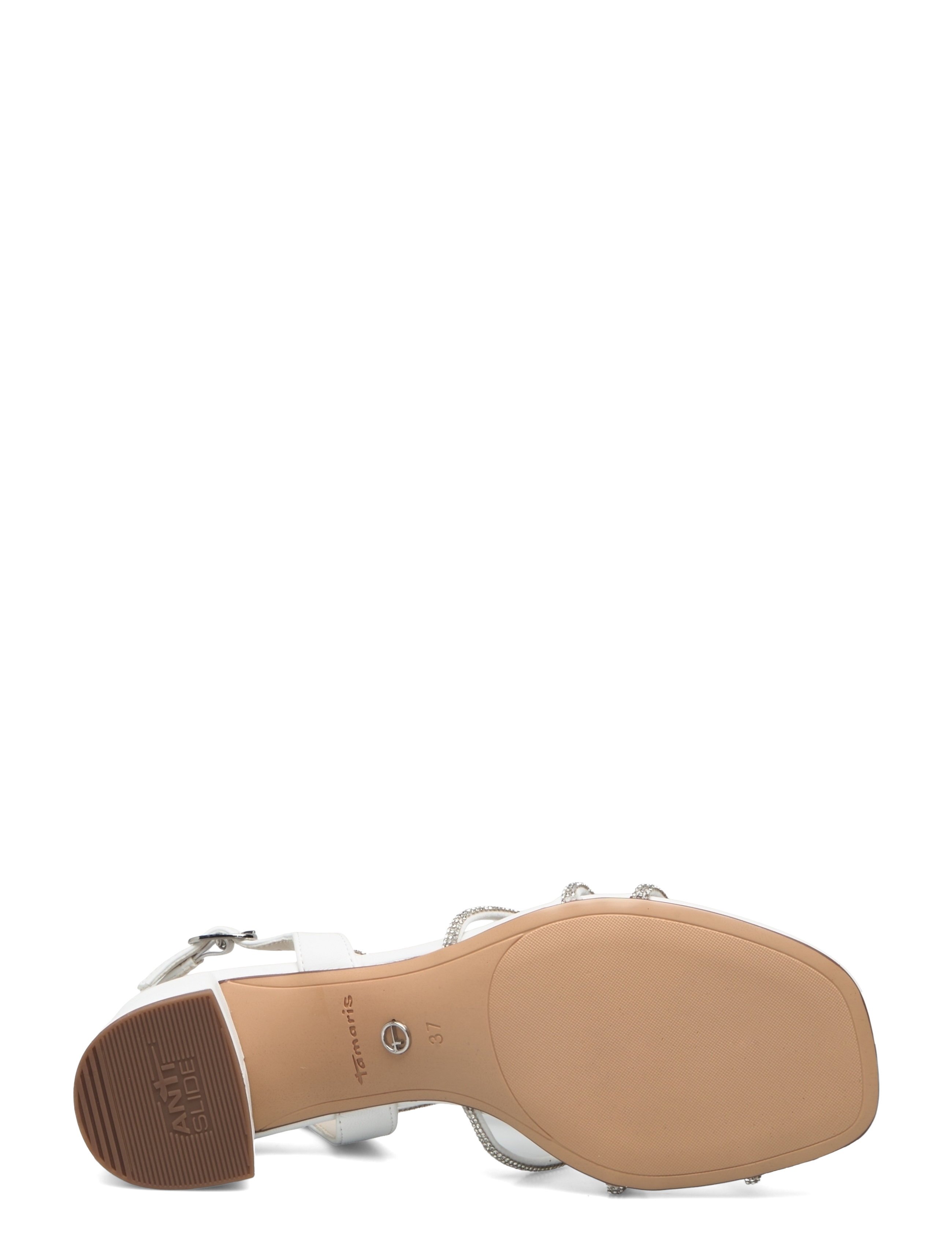 Tamaris - Women Sandals - sandaler med hæl - white - 4