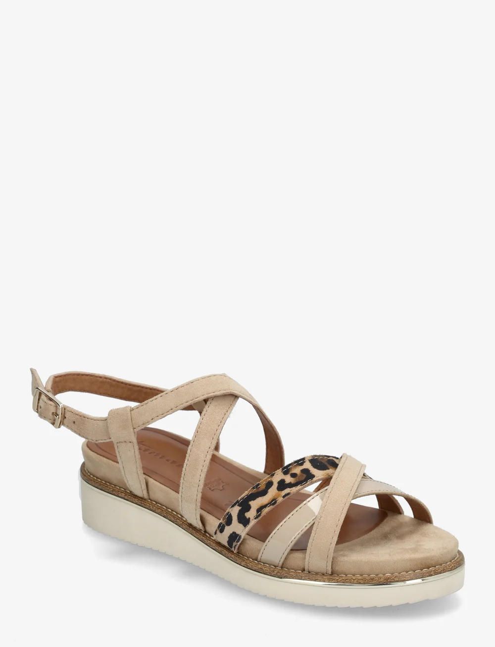 Tamaris - Women Sandals - matalat sandaalit - tan comb - 0