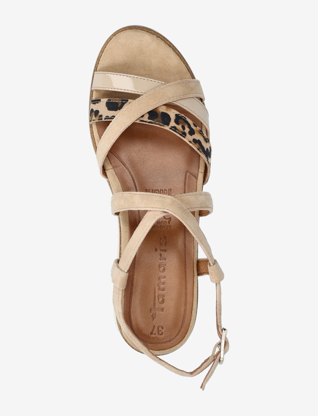 Tamaris - Women Sandals - platta sandaler - tan comb - 3