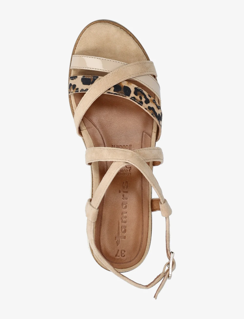 Tamaris - Women Sandals - matalat sandaalit - tan comb - 3