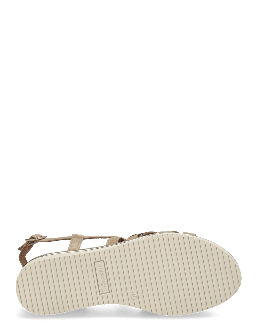 Tamaris - Women Sandals - flache sandalen - tan comb - 4