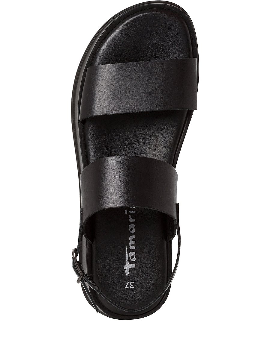 Tamaris - Women Sandals - platta sandaler - black - 1