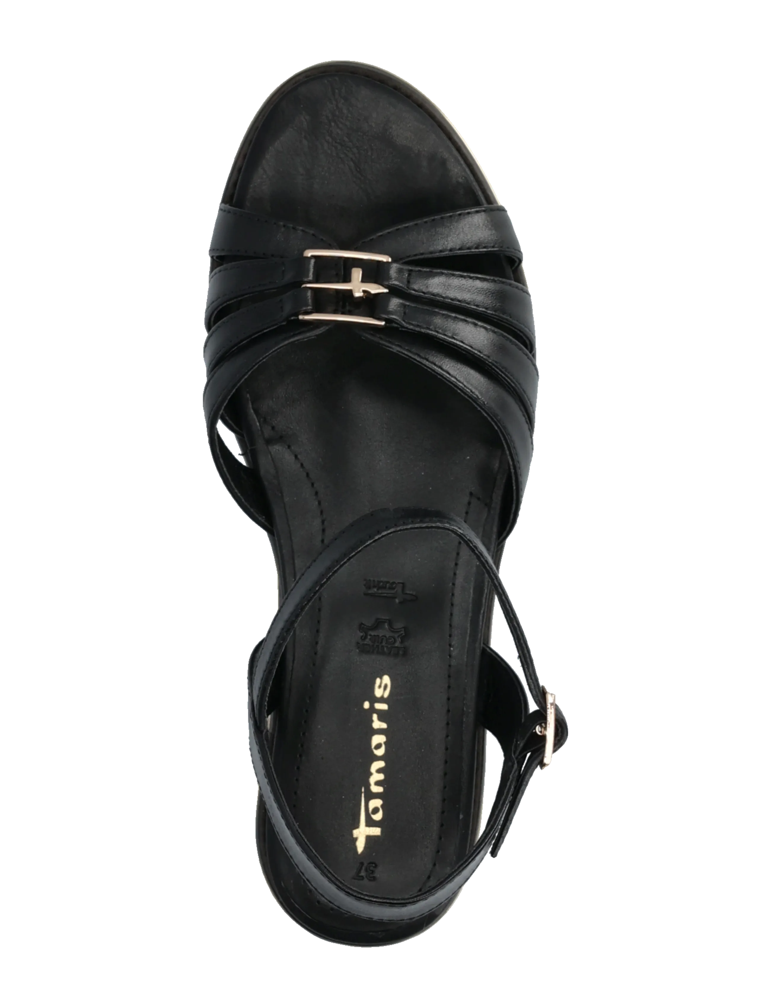 Tamaris - Women Sandals - platta sandaler - black - 3
