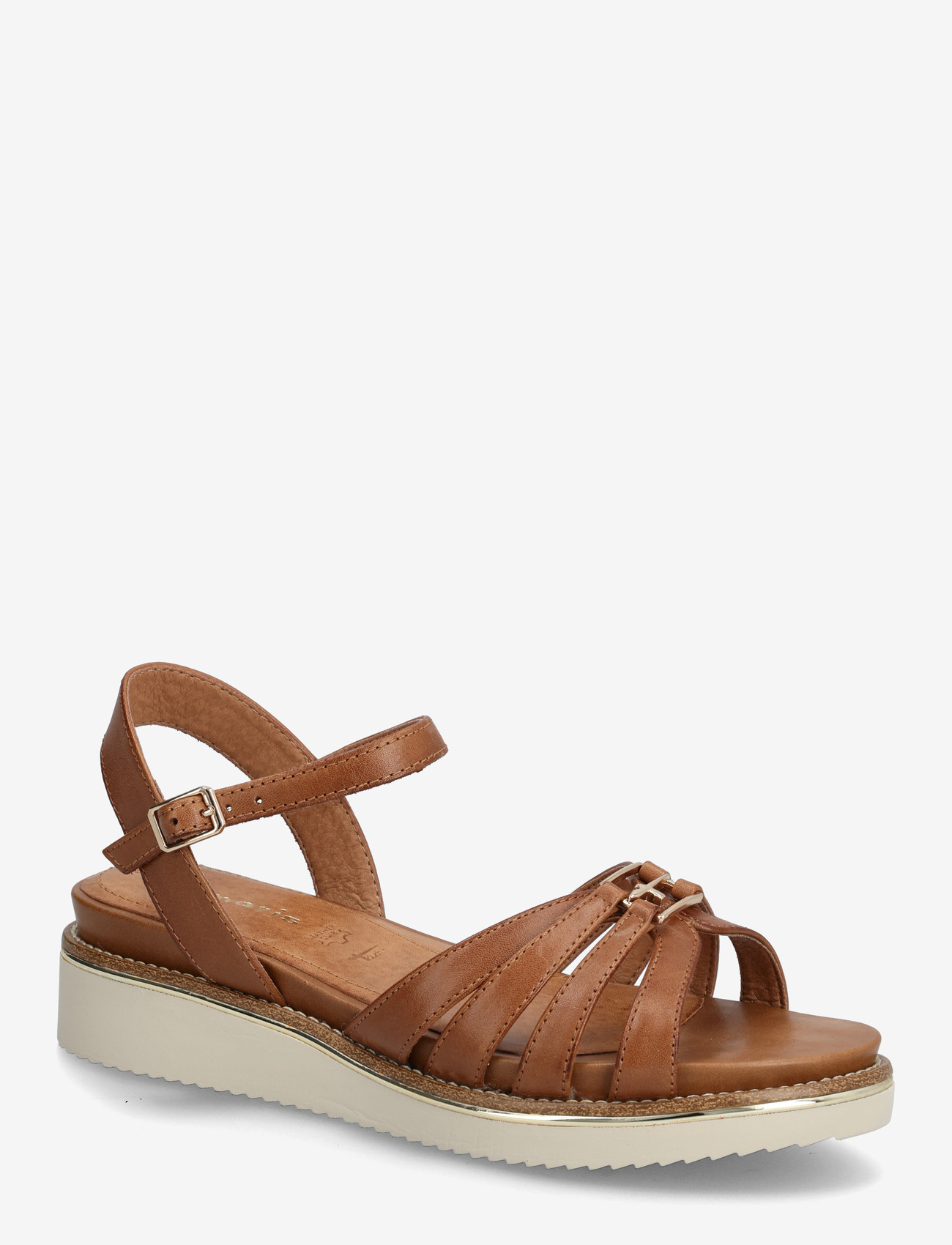 Tamaris - Women Sandals - flade sandaler - cognac - 0