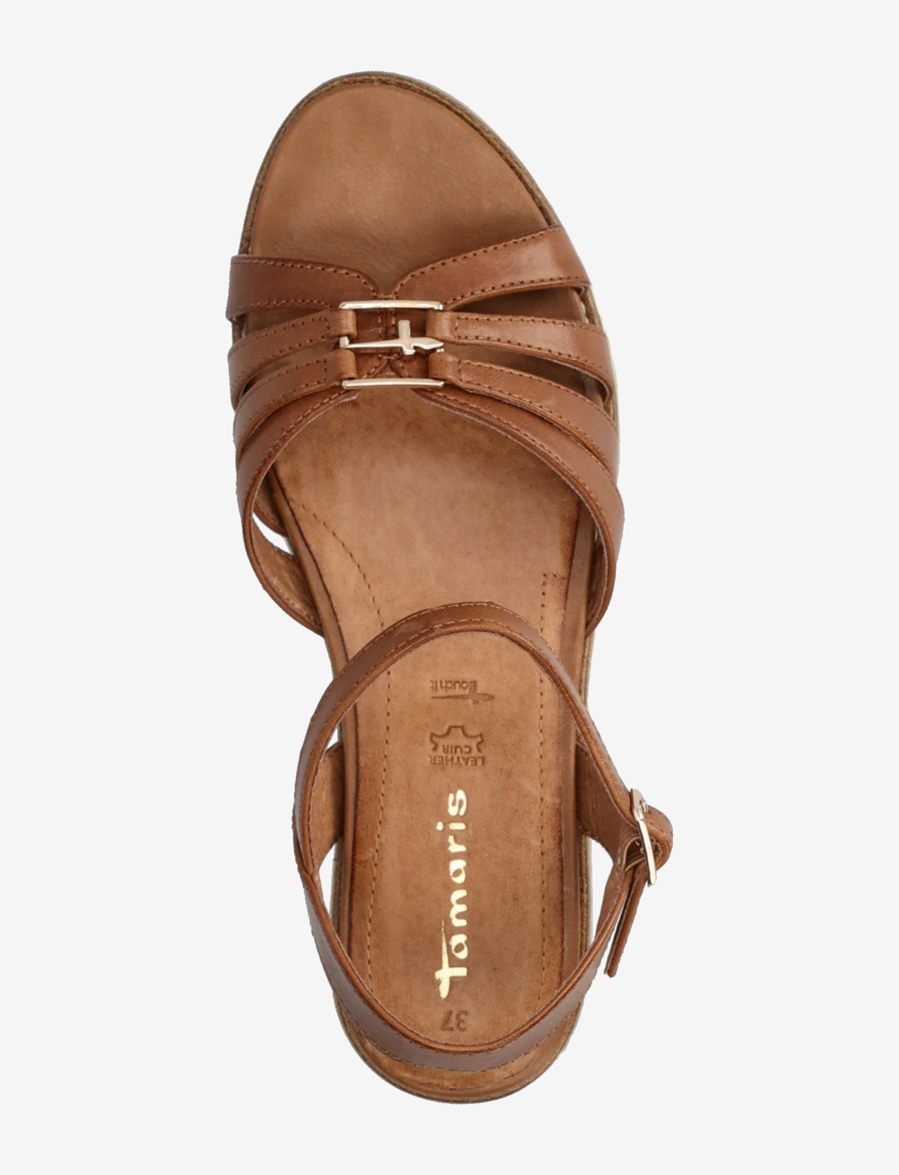 Tamaris - Women Sandals - flade sandaler - cognac - 3