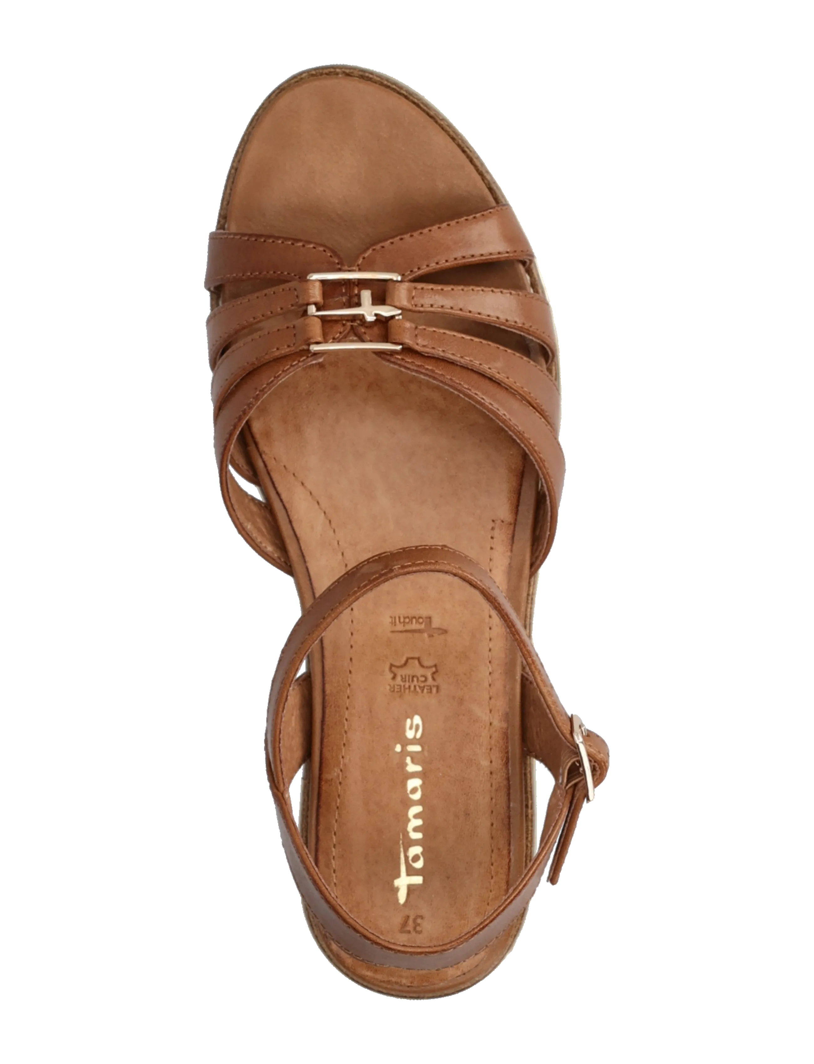 Tamaris - Women Sandals - madalad sandaalid - cognac - 3