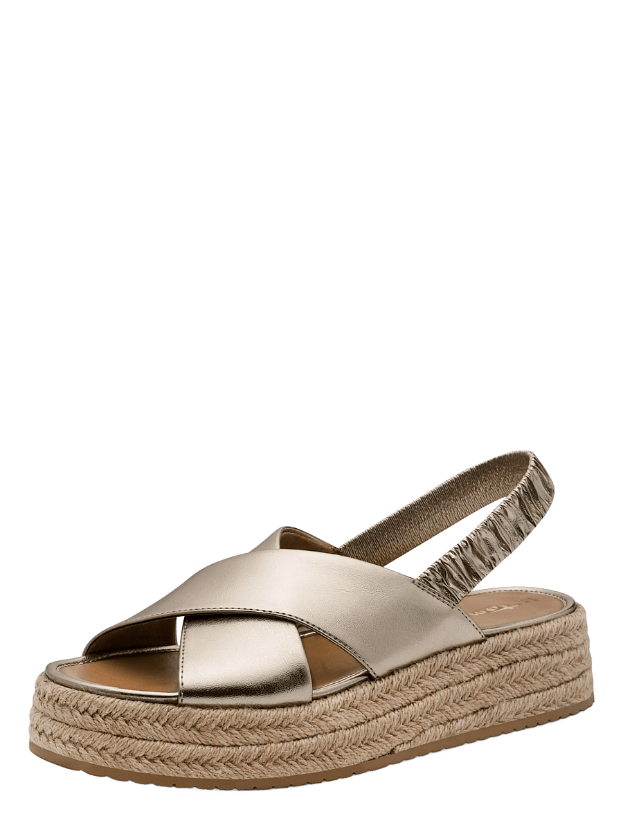 Tamaris - Women Sandals - plateau-sandalen - light gold - 0
