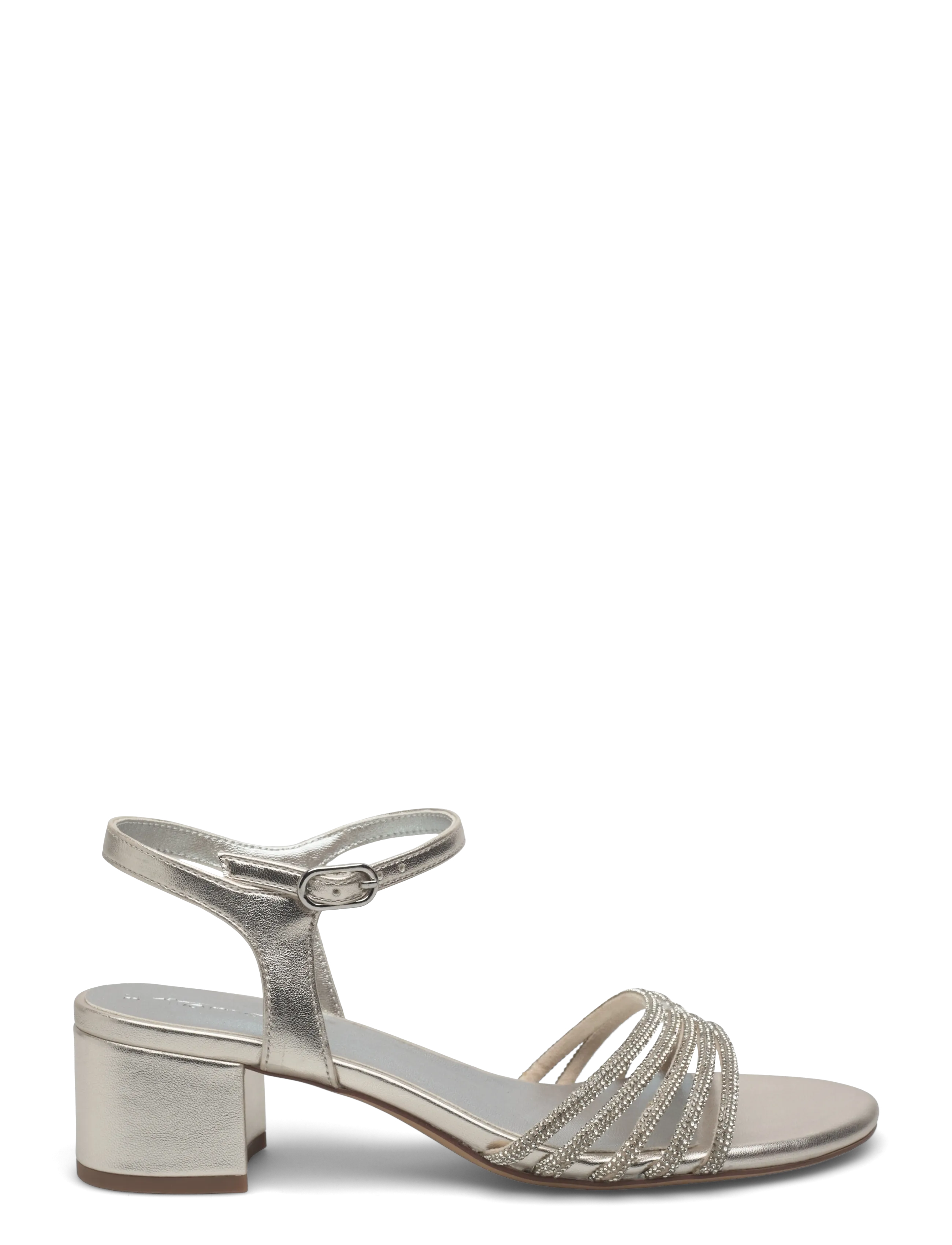 Tamaris - Women Sandals - sandalar með hæl - platinum - 1