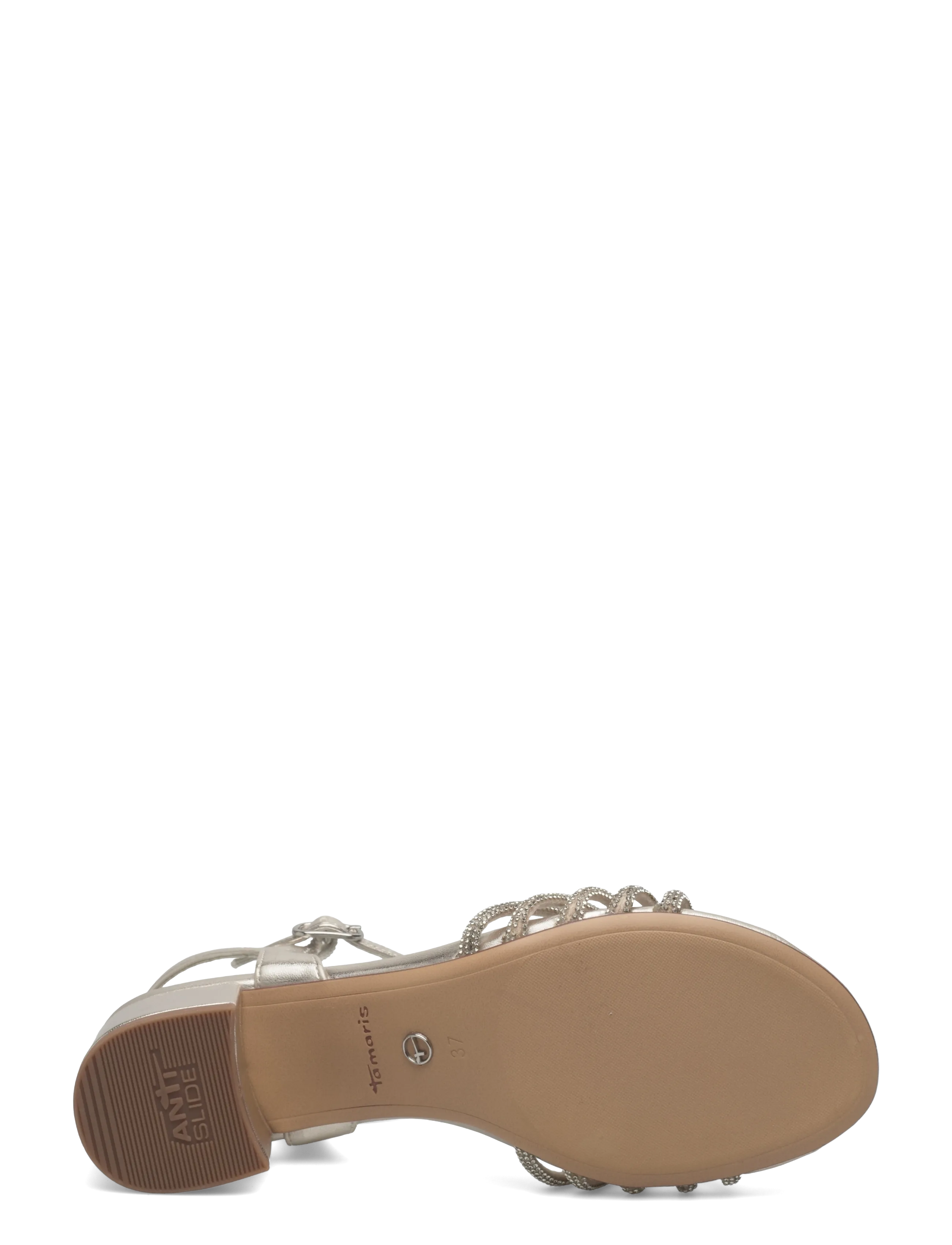 Tamaris - Women Sandals - sandalar með hæl - platinum - 4