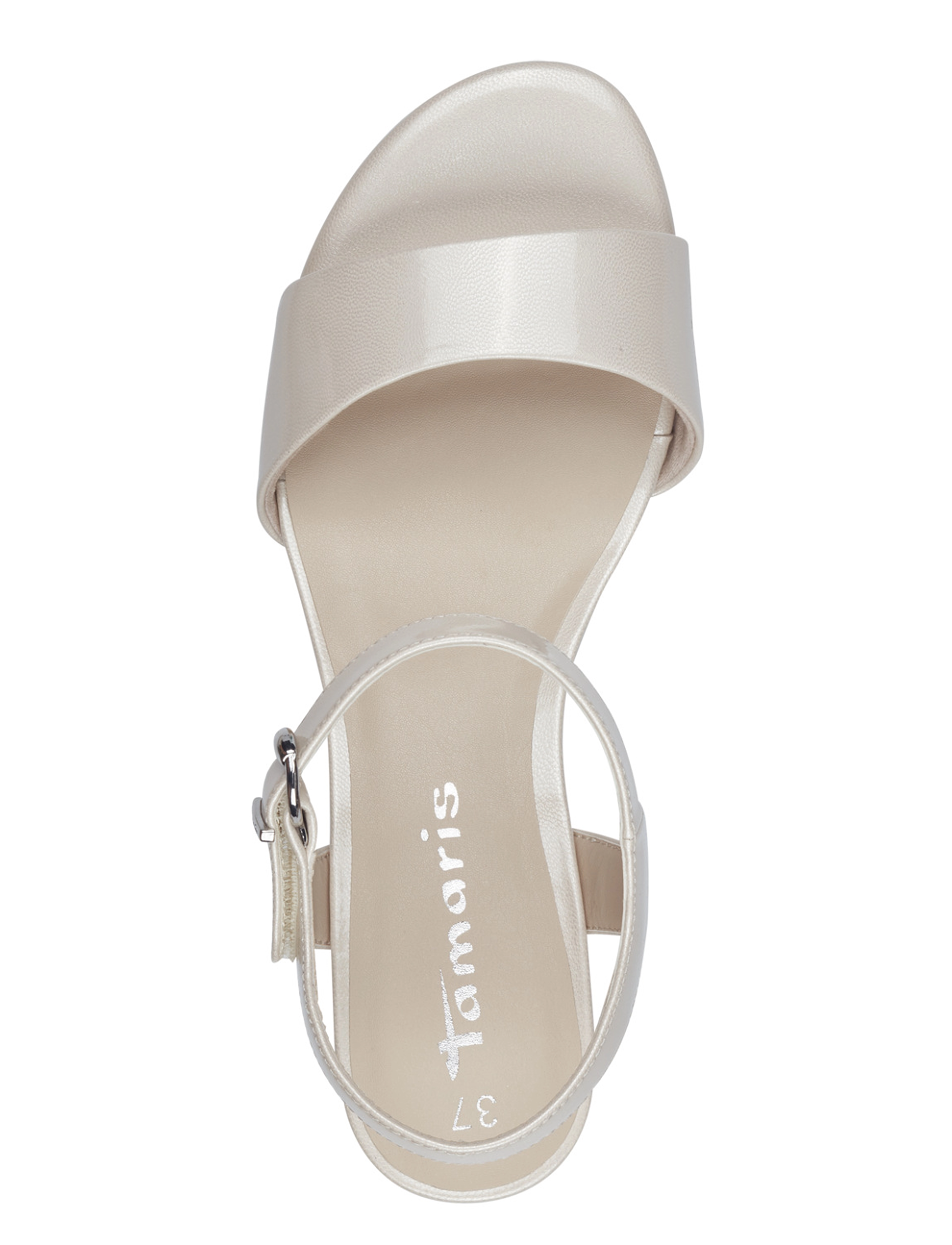 Tamaris - Women Sandals - sandaler med hæl - champagne - 1