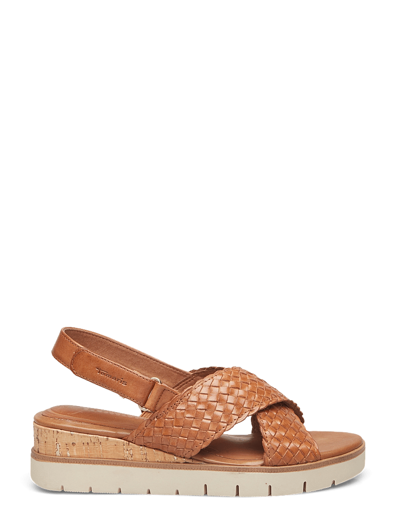 Tamaris - Women Sandals - platta sandaler - cognac - 1