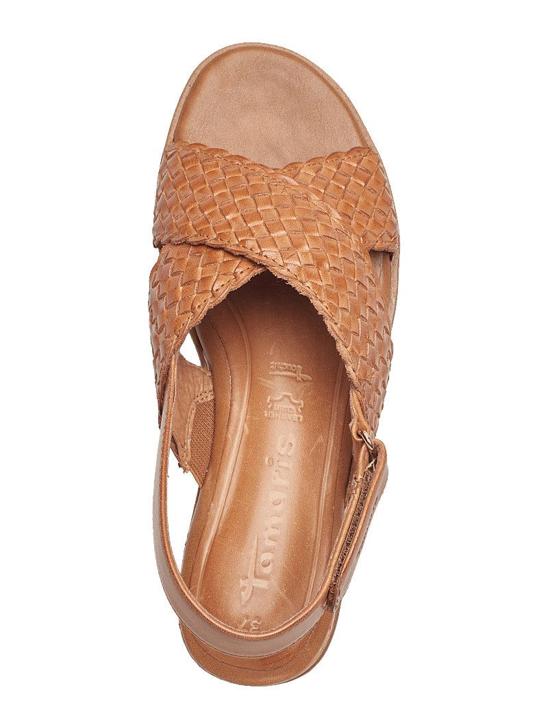 Tamaris - Women Sandals - platta sandaler - cognac - 3