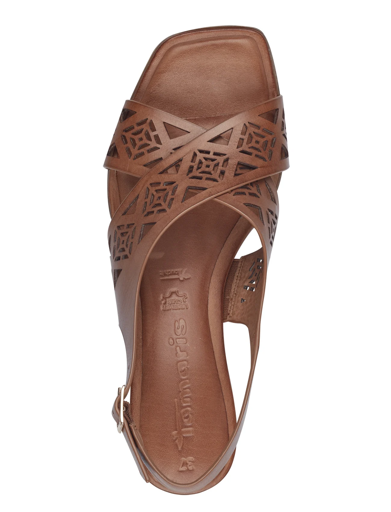 Tamaris - Women Sandals - sandaler med hæl - nut - 1