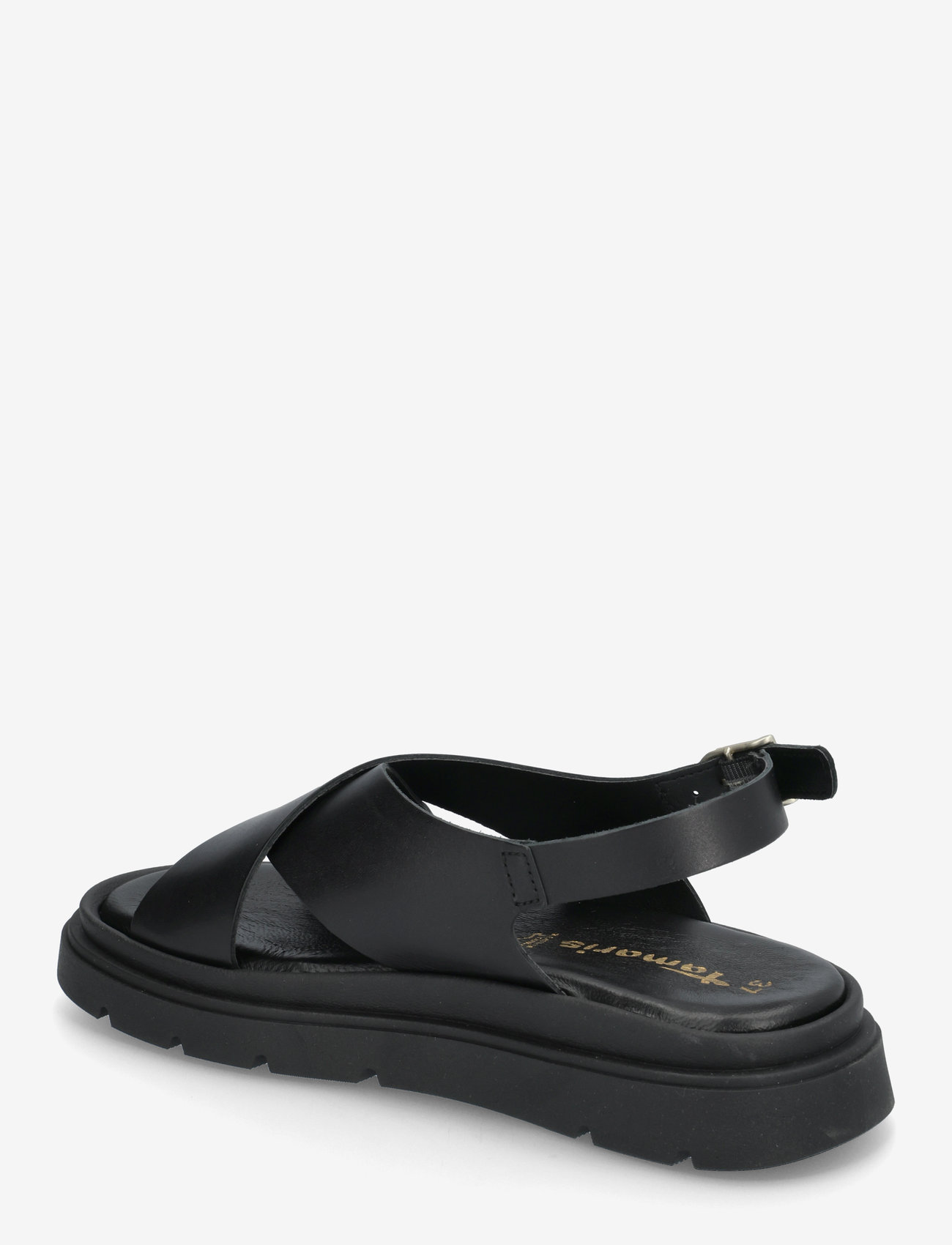 Tamaris - Women Sandals - platte sandalen - black leather - 2