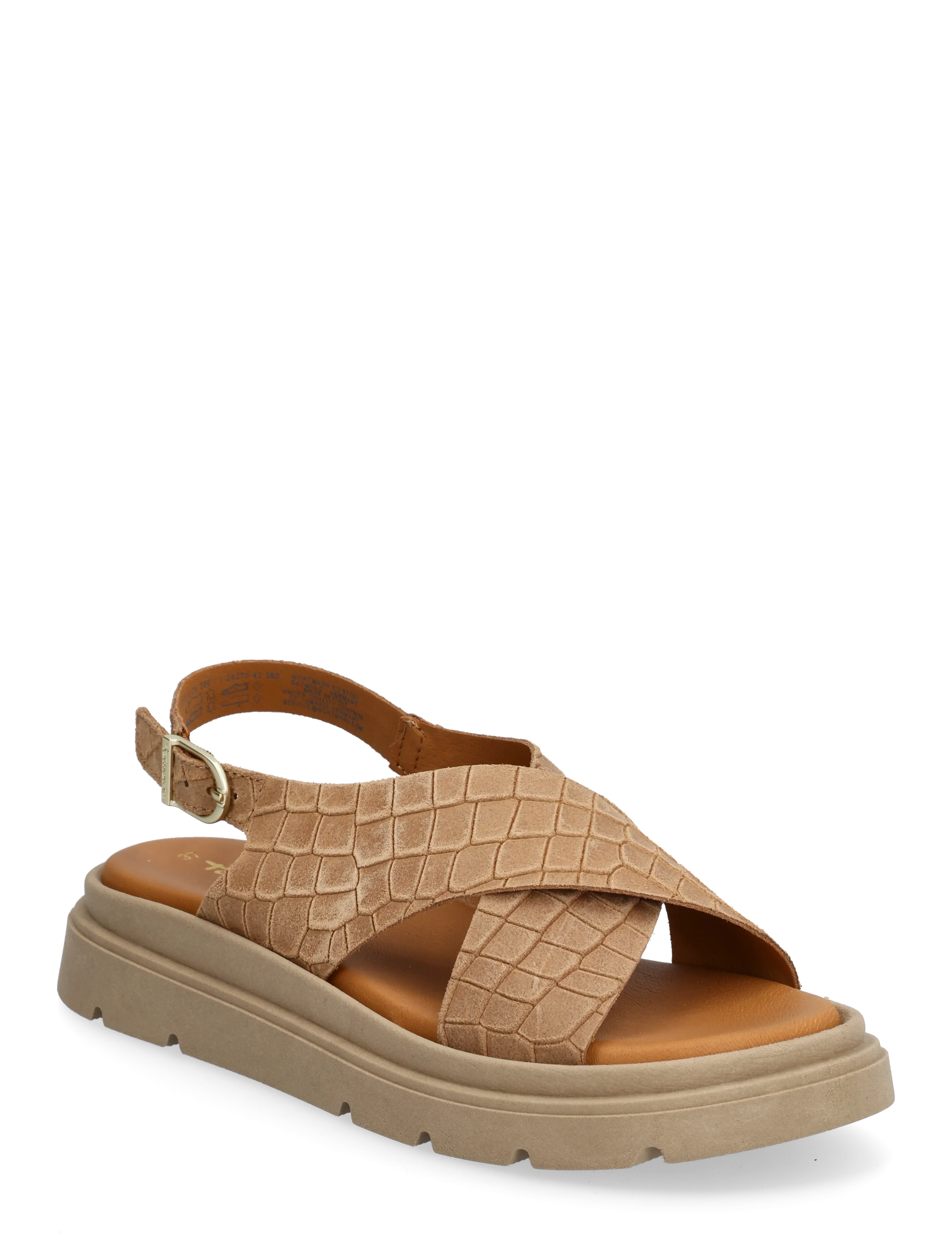 Tamaris Women Sandals, 38, Braun - Platform Frauen