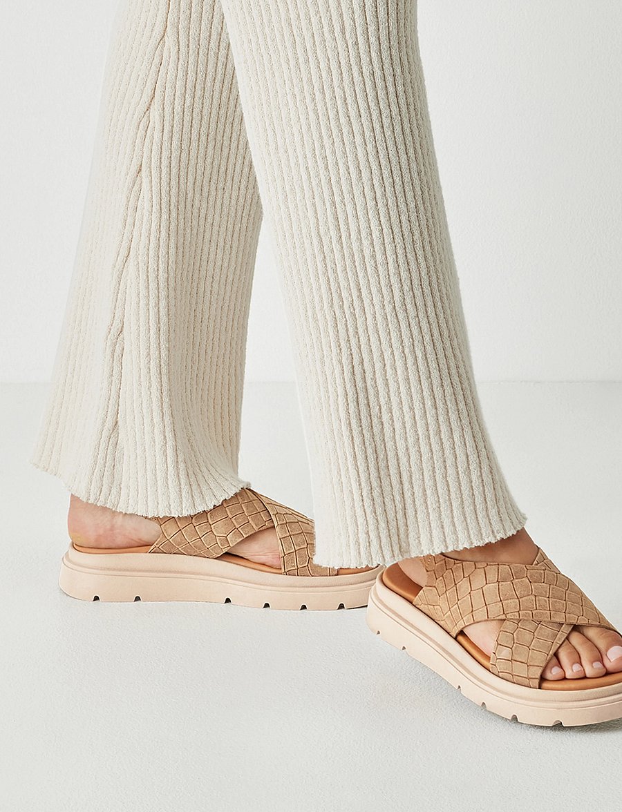 Tamaris - Women Sandals - flache sandalen - brown strcture - 5
