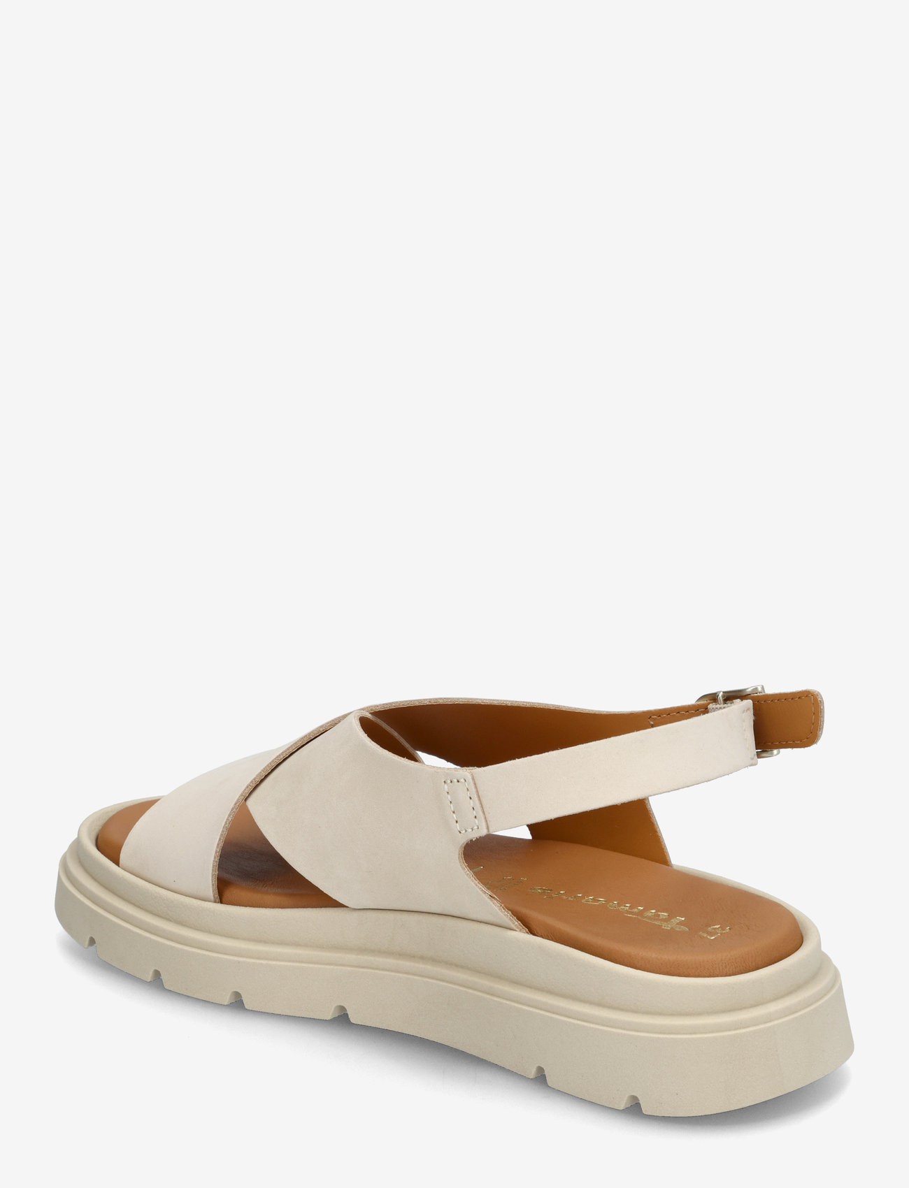 Tamaris - Women Sandals - platvorm sandaalid - ivory nubuc - 2