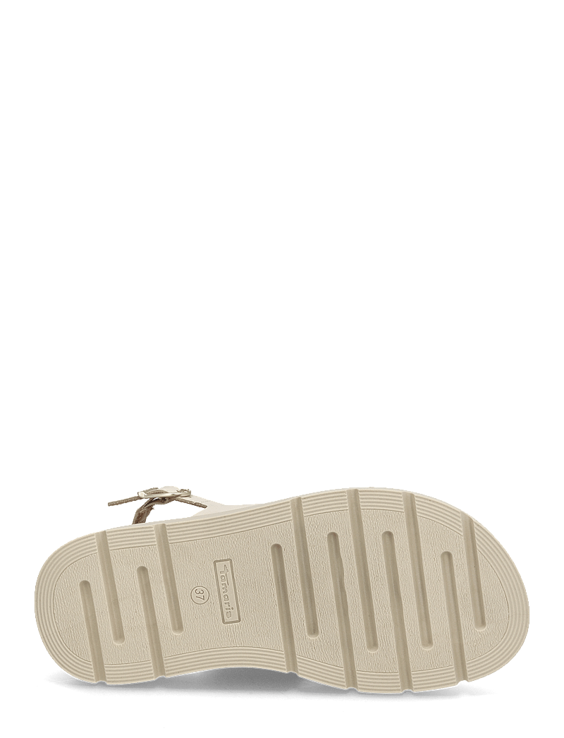 Tamaris - Women Sandals - platvorm sandaalid - ivory nubuc - 4