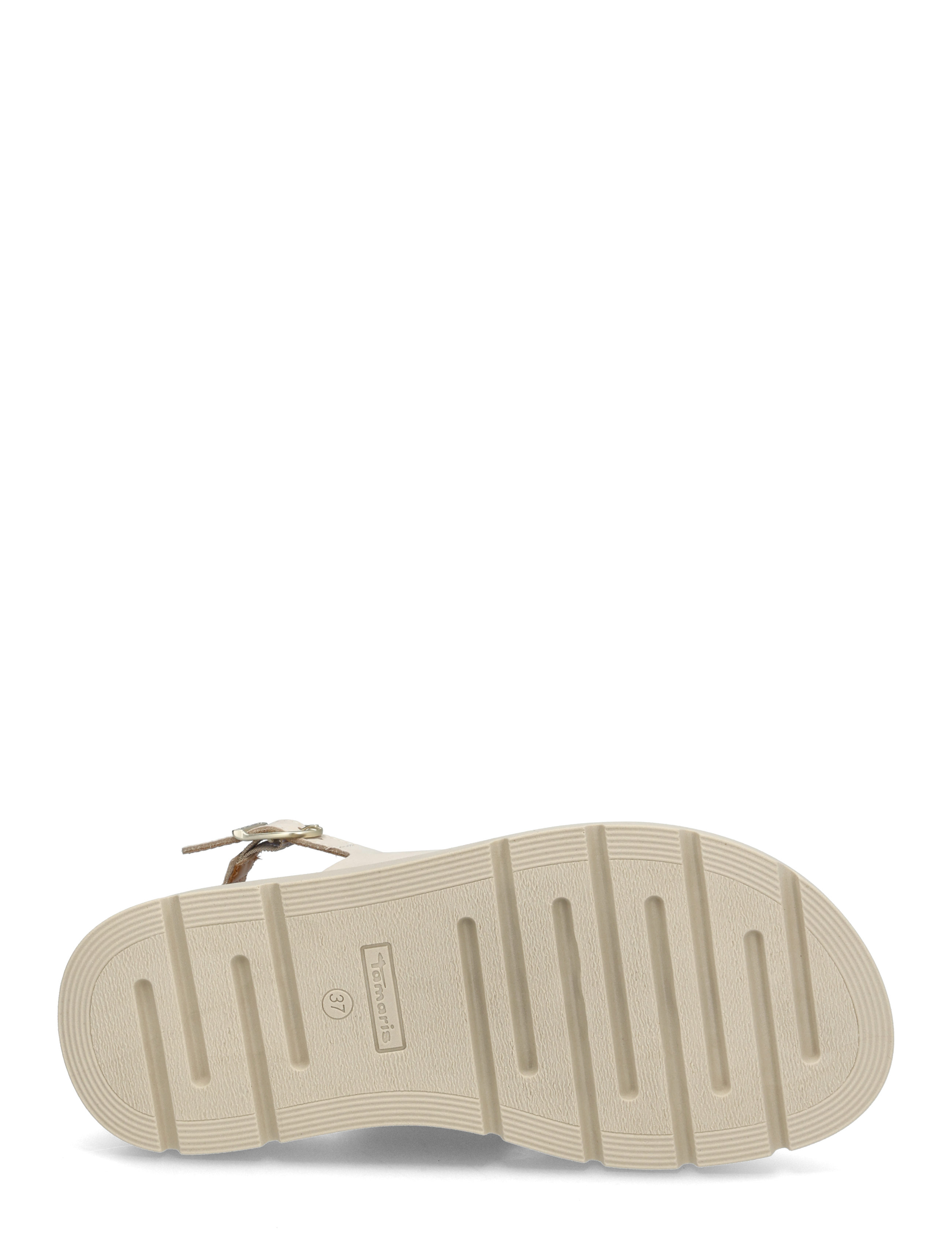 Tamaris - Women Sandals - platta sandaler - ivory nubuc - 4