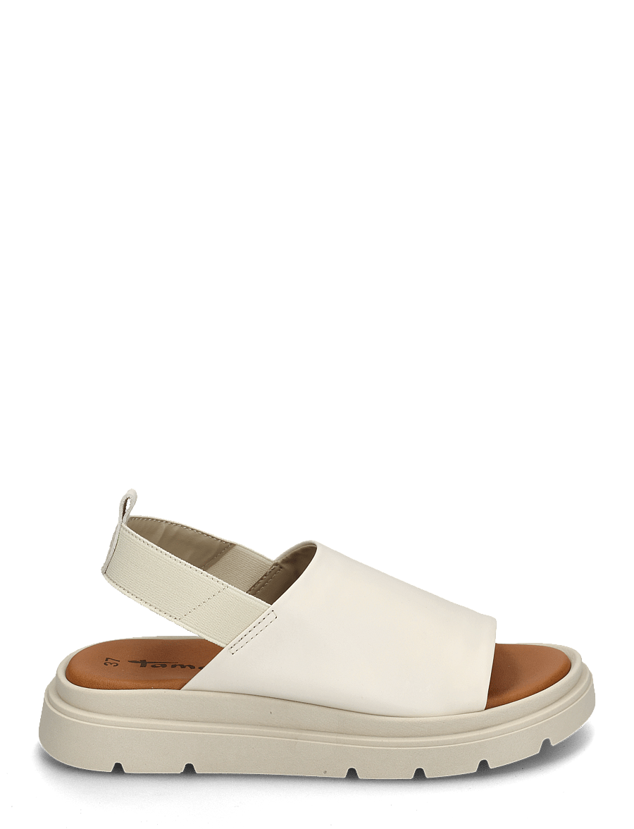 Tamaris - Women Sandals - flache sandalen - ivory - 1