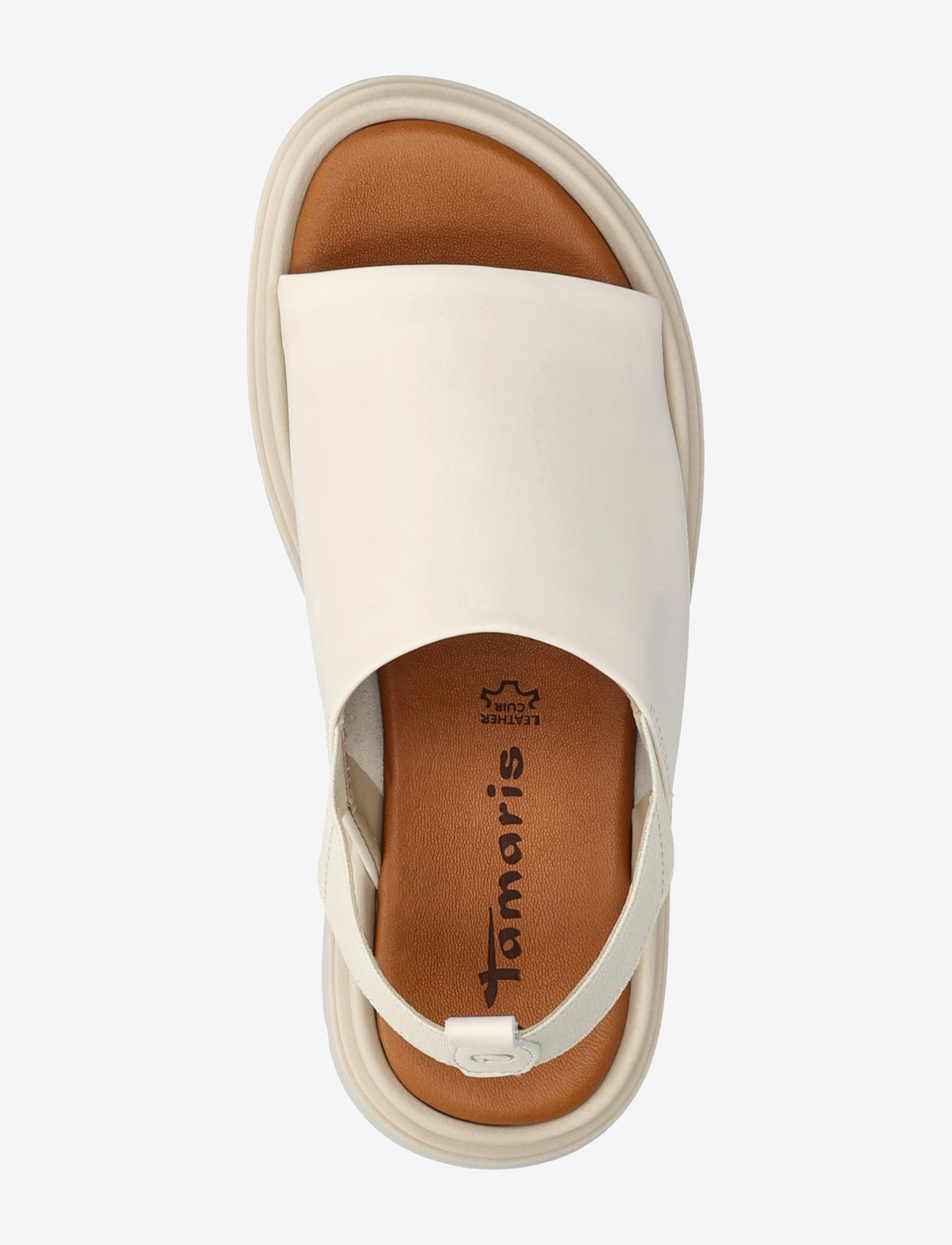 Tamaris - Women Sandals - platta sandaler - ivory - 3