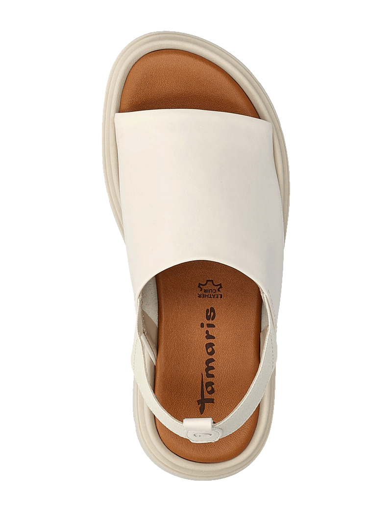Tamaris - Women Sandals - flache sandalen - ivory - 3