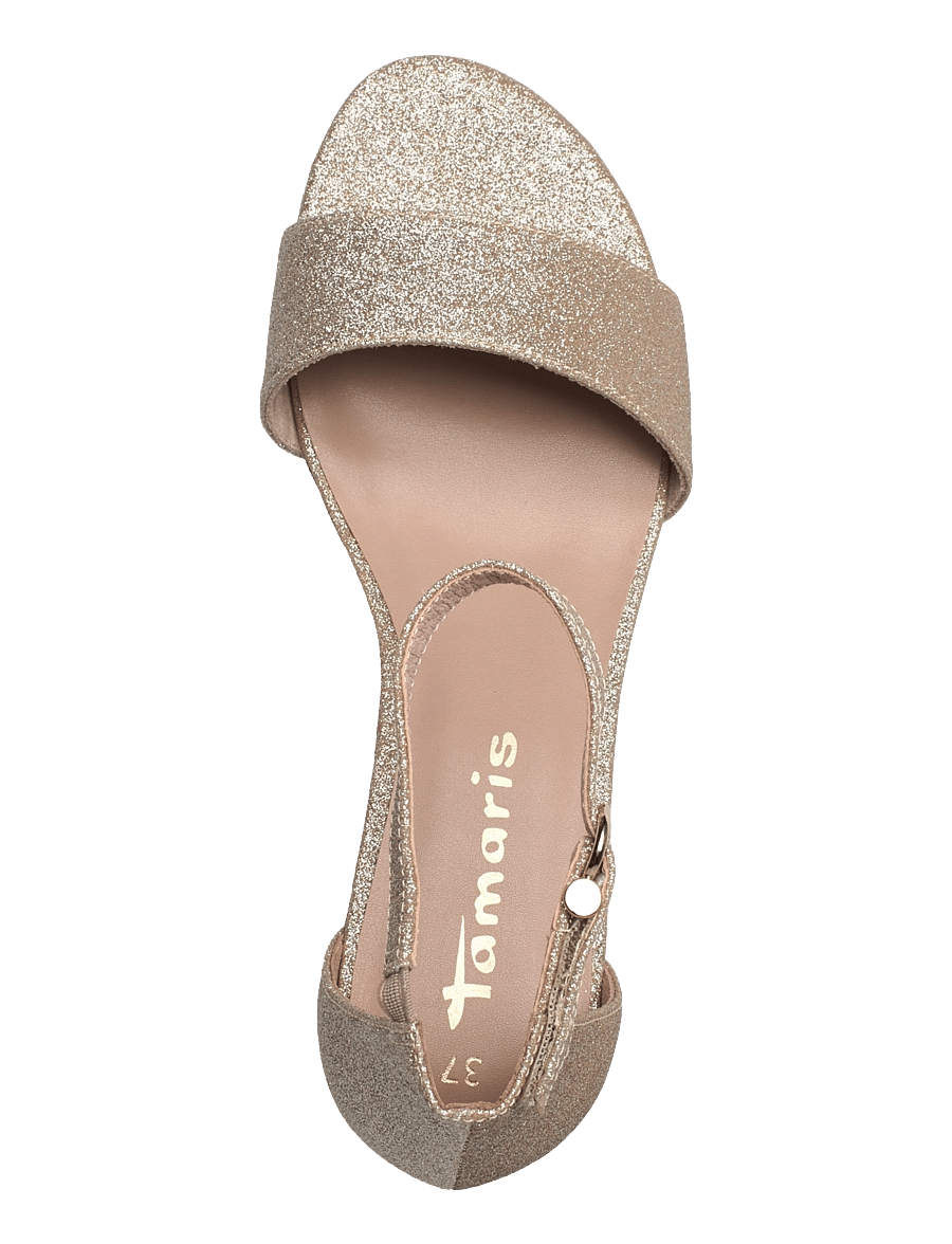 Tamaris - Women Sandals - sandaletten - lt.gold glam - 3
