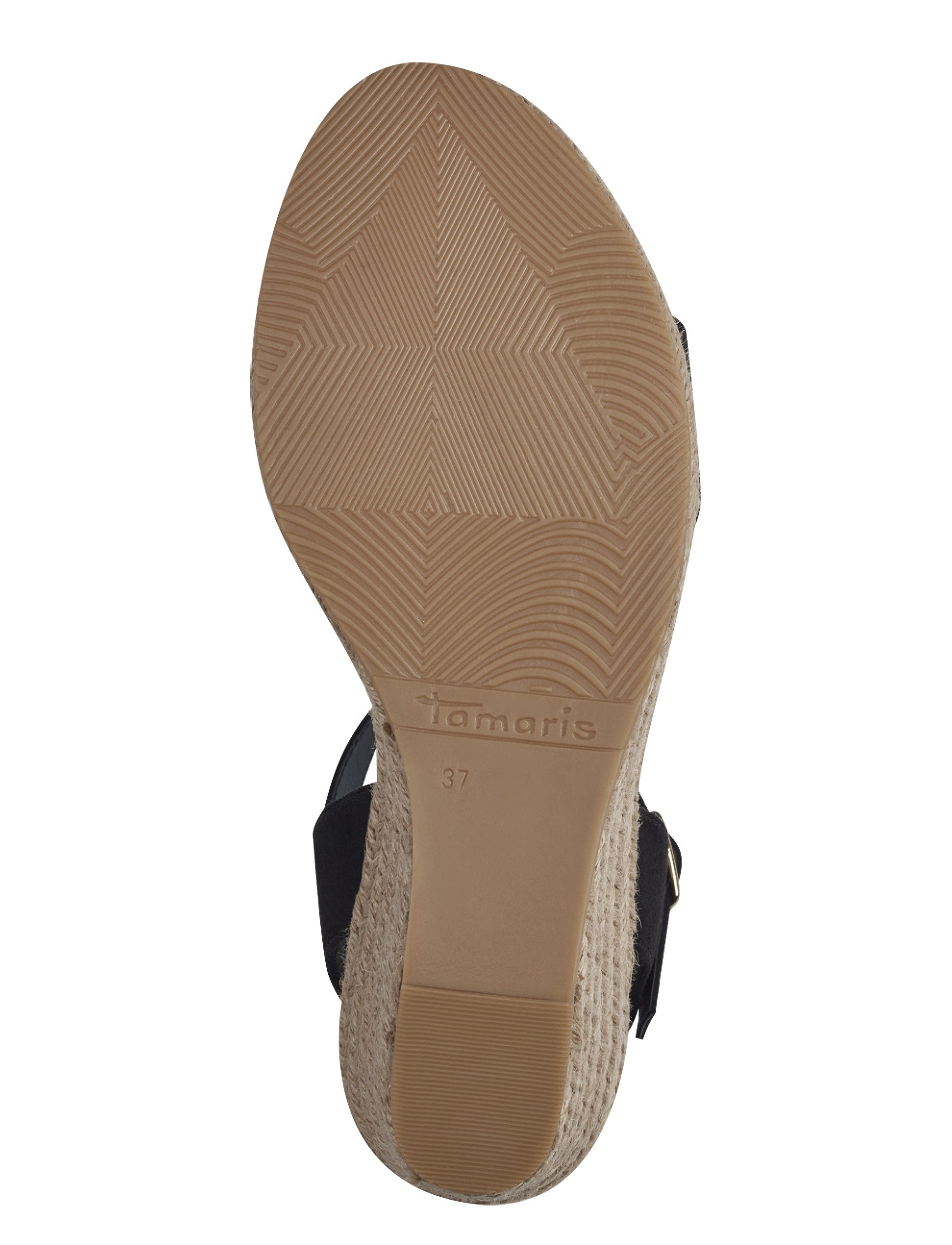 Tamaris - Women Sandals - espadrillos med klack - black - 2