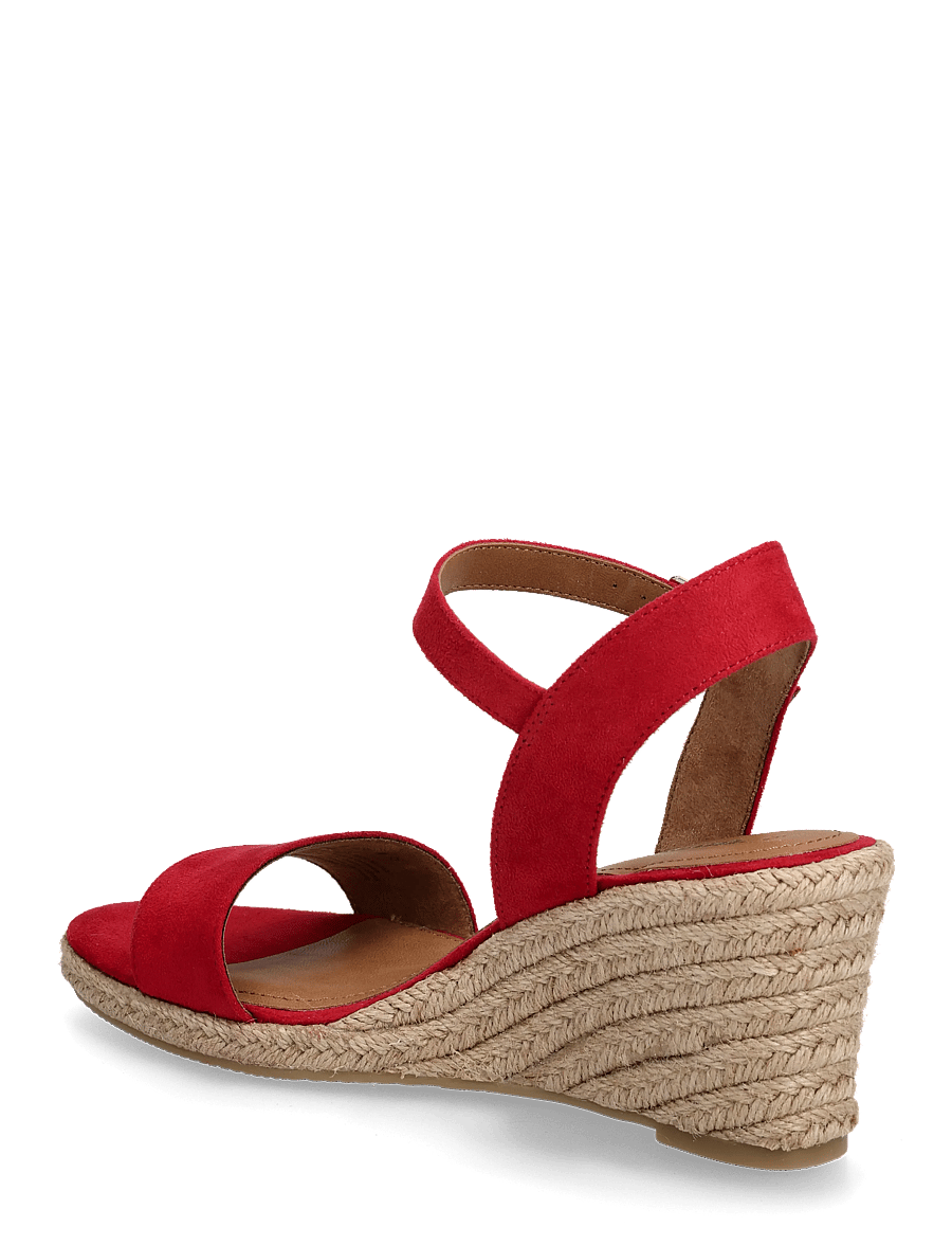 Tamaris - Women Sandals - espadrilles mit absatz - cherry - 2