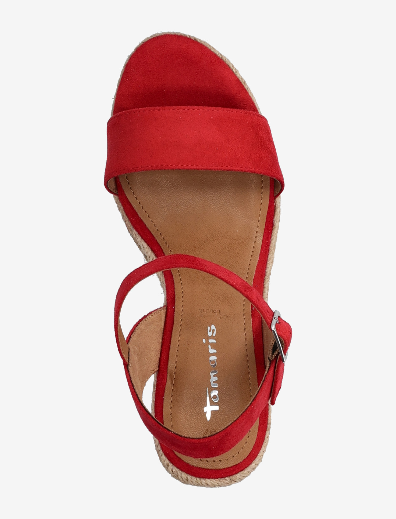Tamaris - Women Sandals - højhælede espadrillos - cherry - 3