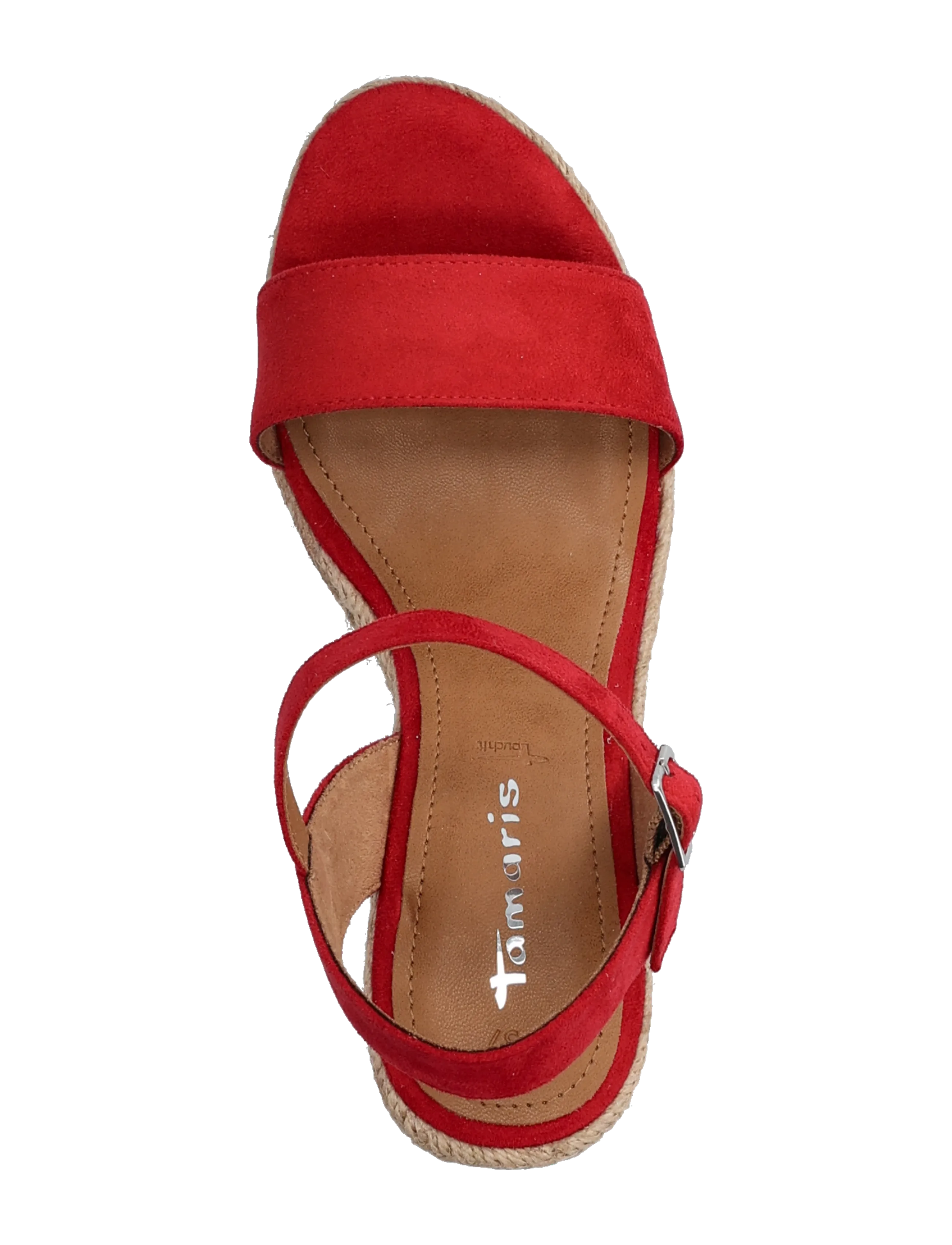 Tamaris - Women Sandals - espadrilles mit absatz - cherry - 3