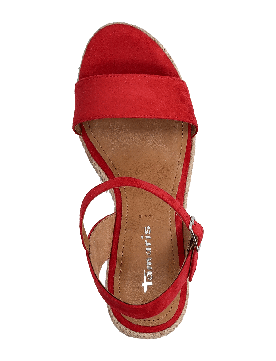Tamaris - Women Sandals - espadrilles mit absatz - cherry - 3