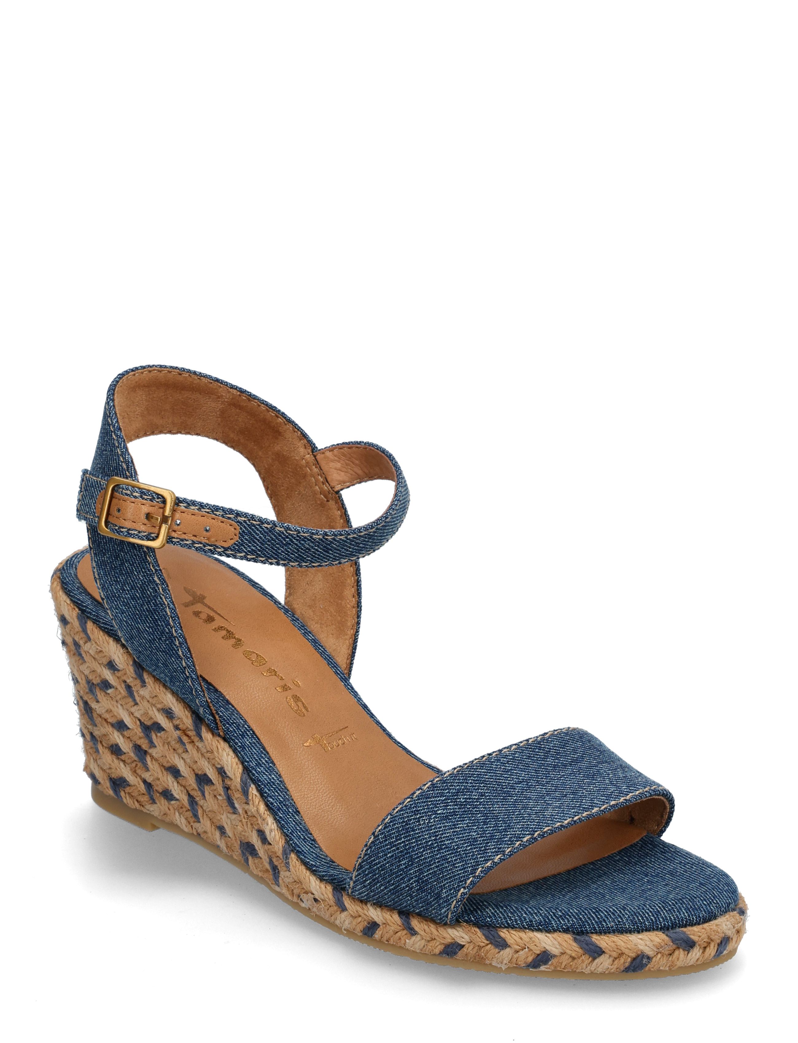 Tamaris Women Sandals - Højhælede espadrillos - DENIM / blue