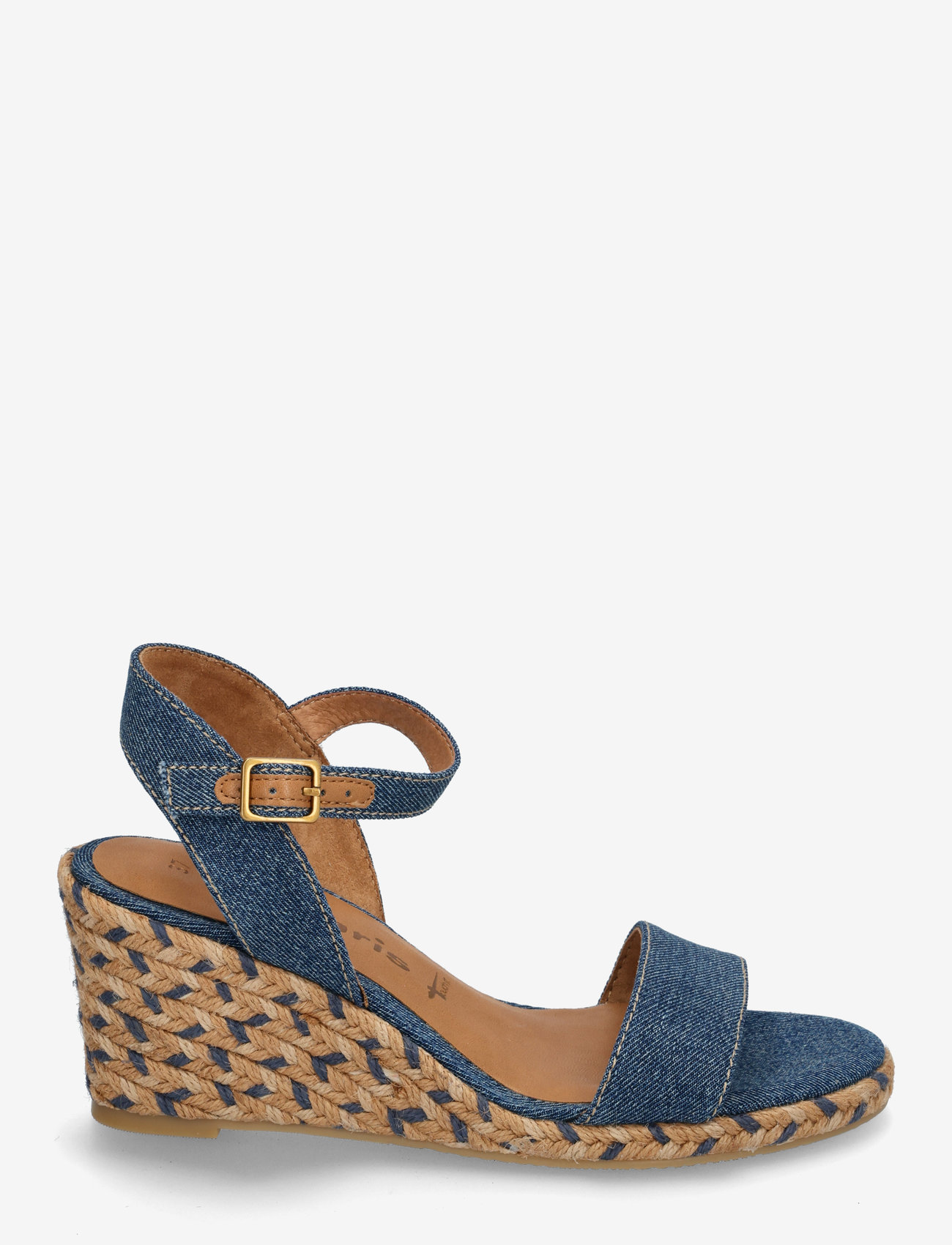 Tamaris - Women Sandals - højhælede espadrillos - denim - 1