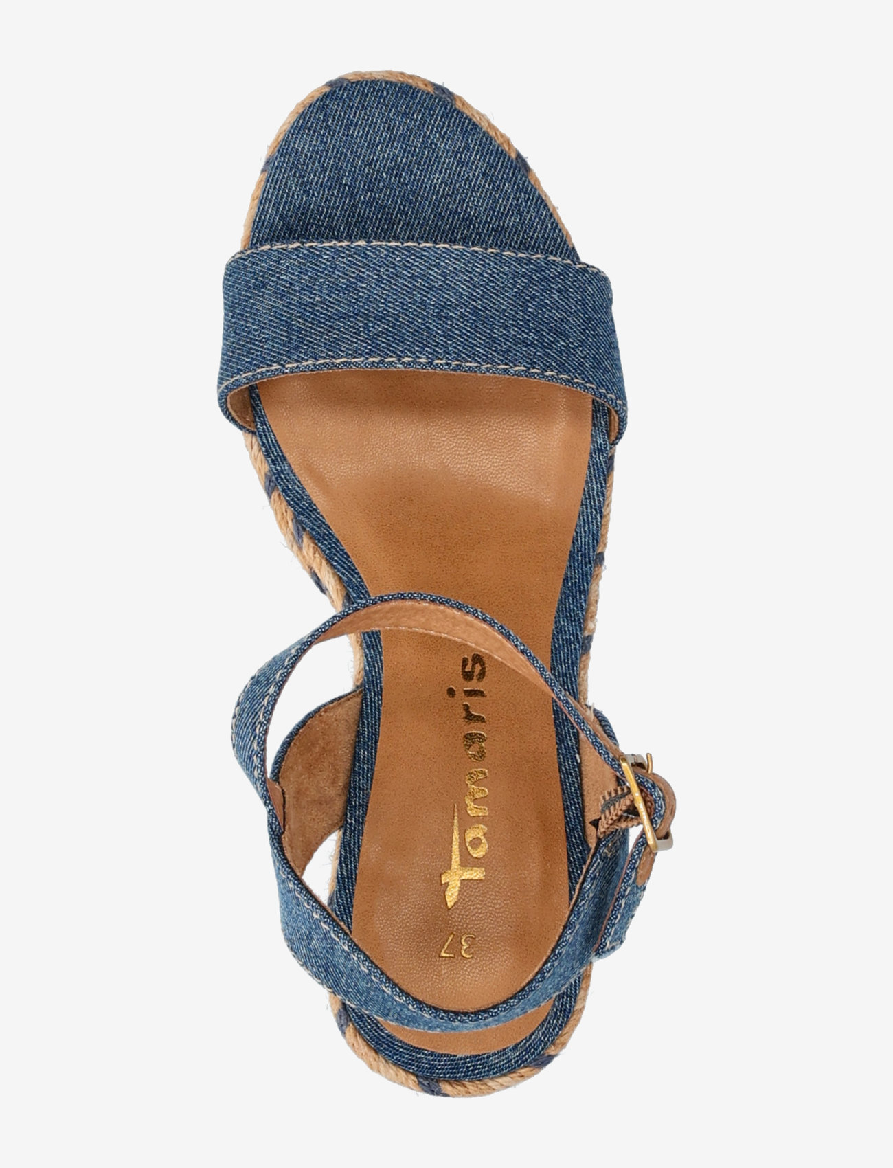 Tamaris - Women Sandals - højhælede espadrillos - denim - 3